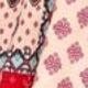 Summer/Spring Ditsy Floral Patch Work Bishop Lantern Sleeve Crew Neck Cute Baby Doll Top Blouse With Button Accent Breathable, Plus Extended Size
