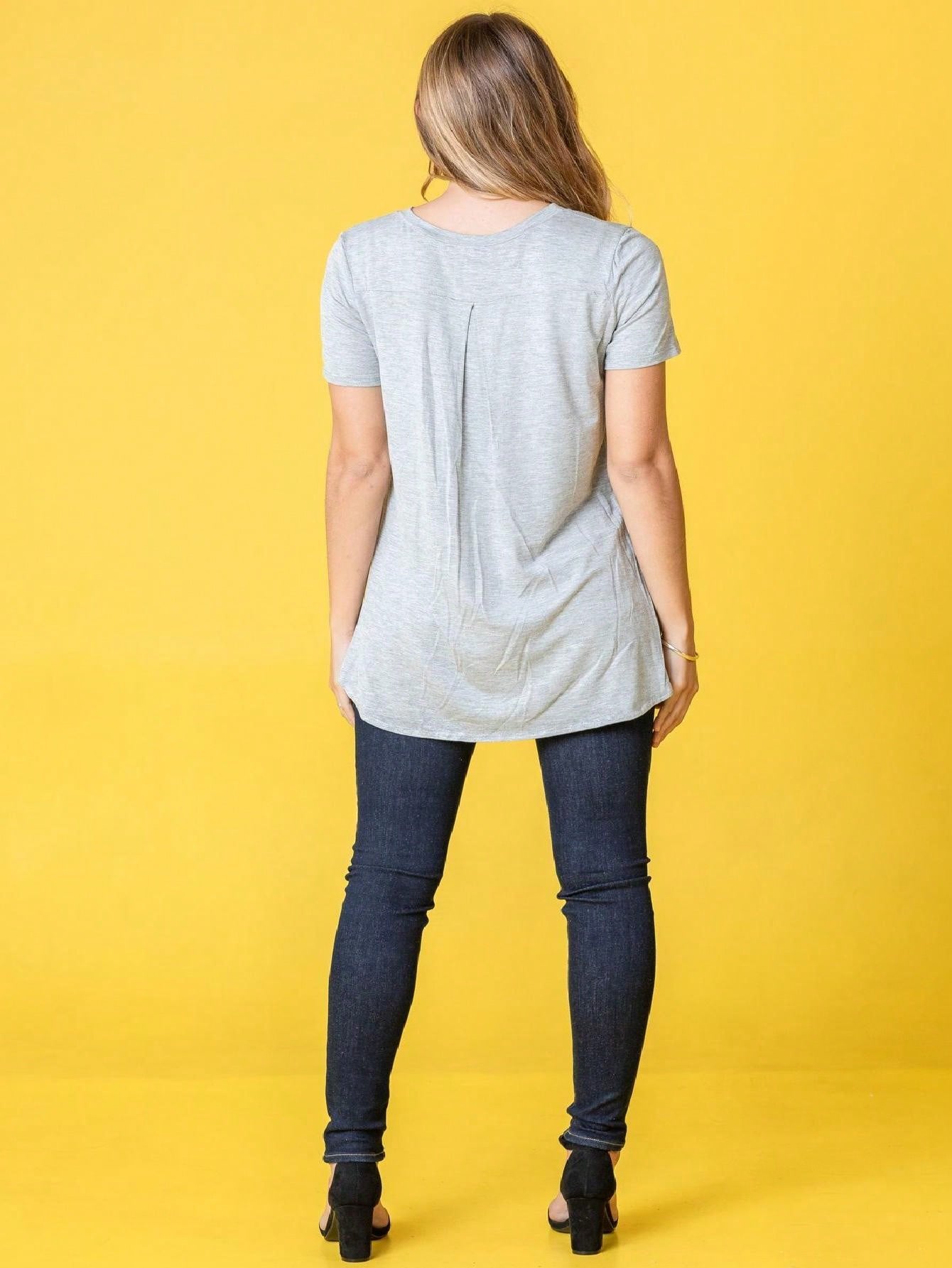 Soft Solid Side Slit High Low Tops For Leggings Shorts And Jeans  | 7 Colors | S-3X