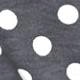 Boho Retro Knot Twisted Front Floral Polka Dot Top Blouse Shirt