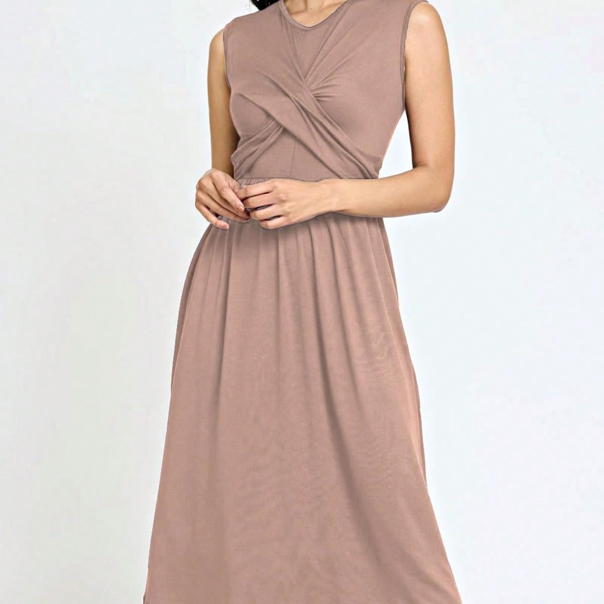 Boho Vacation Retro Solid Diagonal Tiered Midi Dress Balloon Bubble Sleeve  Bridesmaids Pink Red Sage Black Green Beige Olive