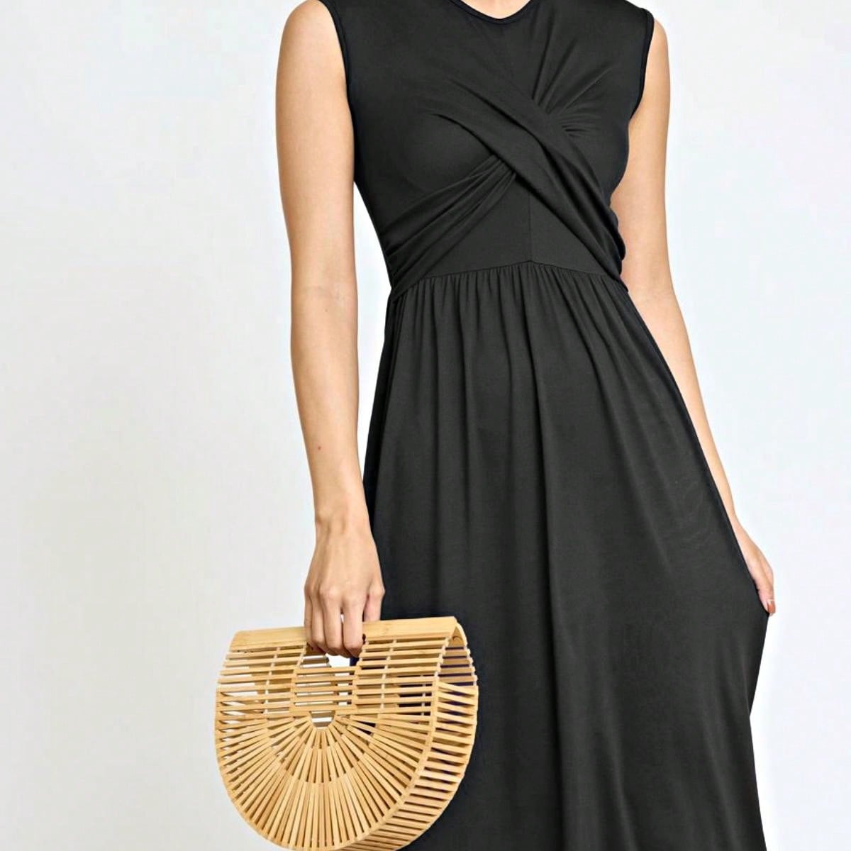 Boho Vacation Retro Solid Diagonal Tiered Midi Dress Balloon Bubble Sleeve  Bridesmaids Pink Red Sage Black Green Beige Olive