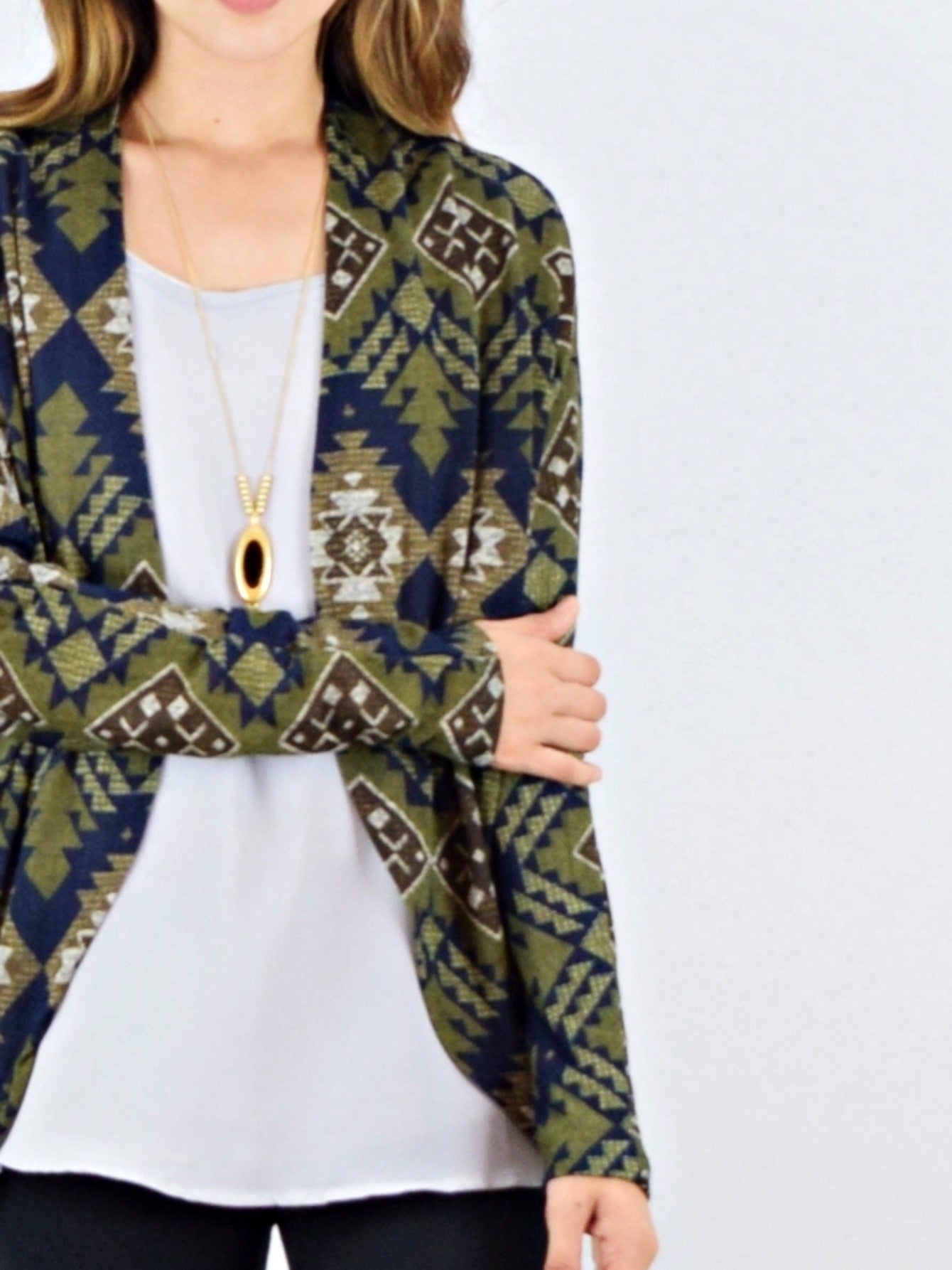 Boho Vintage 90's Plaid Stripe Tie Dye  Elbow Patch 60's Classic Slouch Cardigan With Pocket