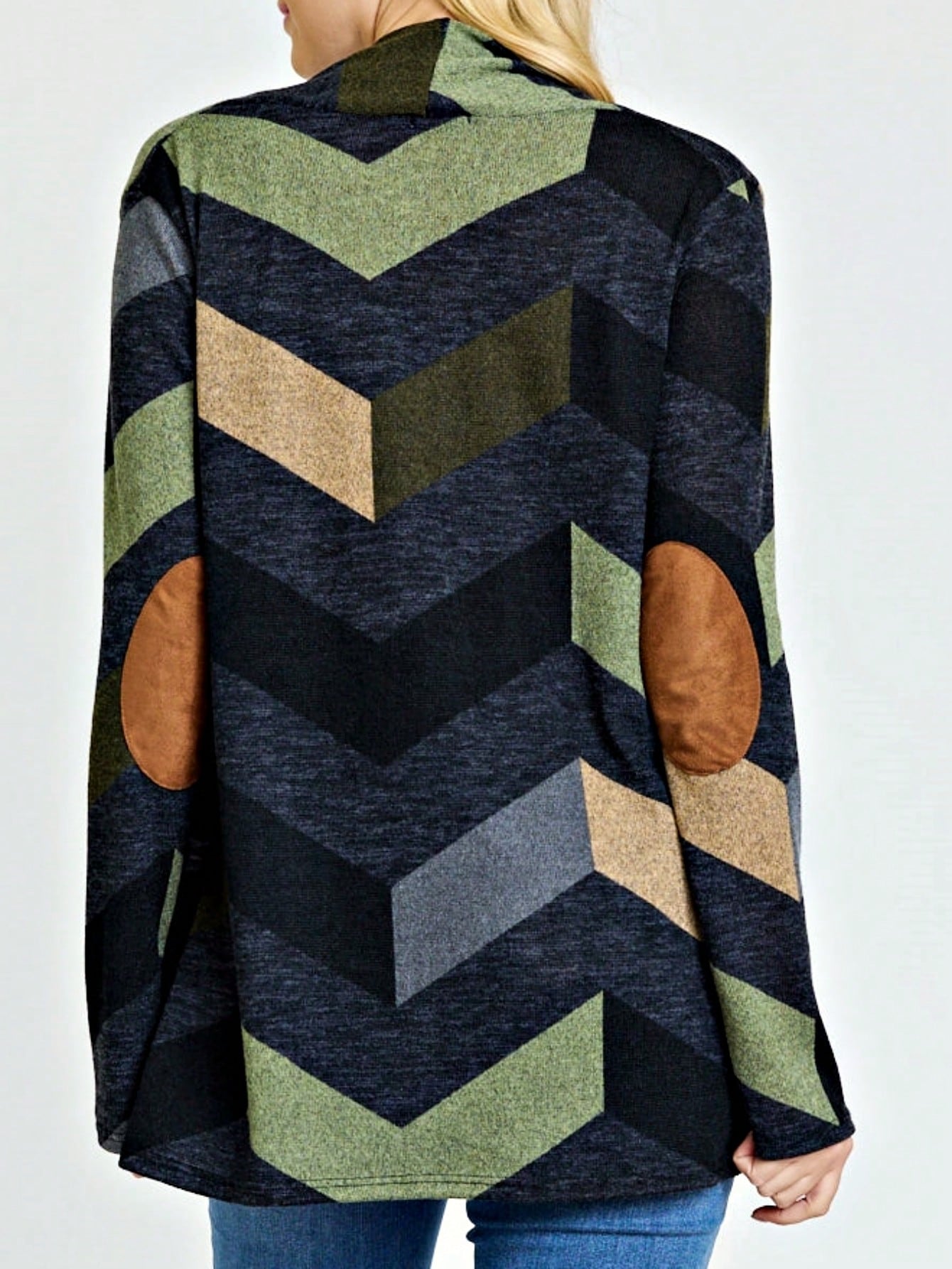Boho Vintage Plaid Yellow Red Long Sleeve Cardigan With Pockets