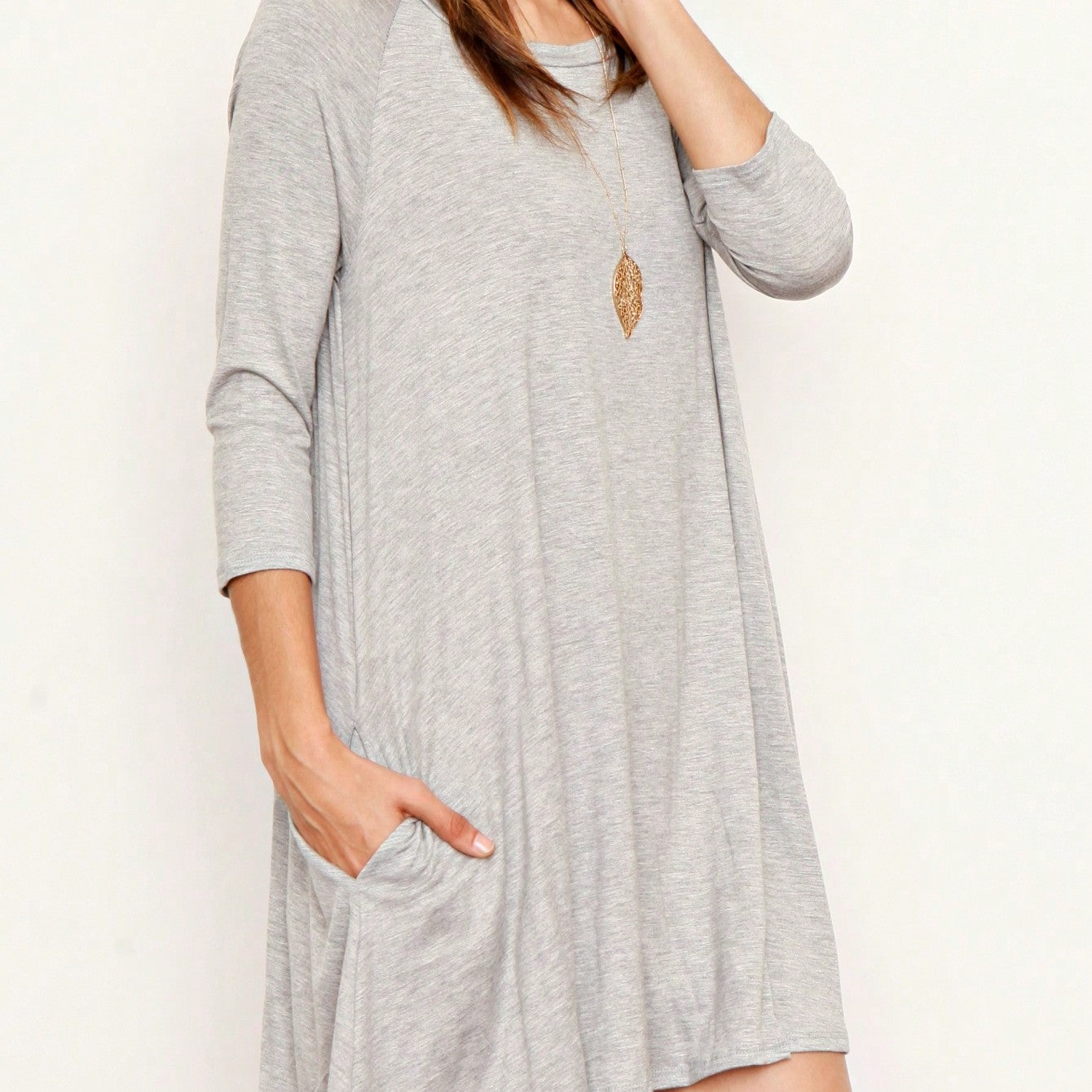 Boho Retro Solid Rayon Cool  Color Mini Dress Short Sleeves Grey Charcoal Olive Navy Small To 3XL Plus Curvy