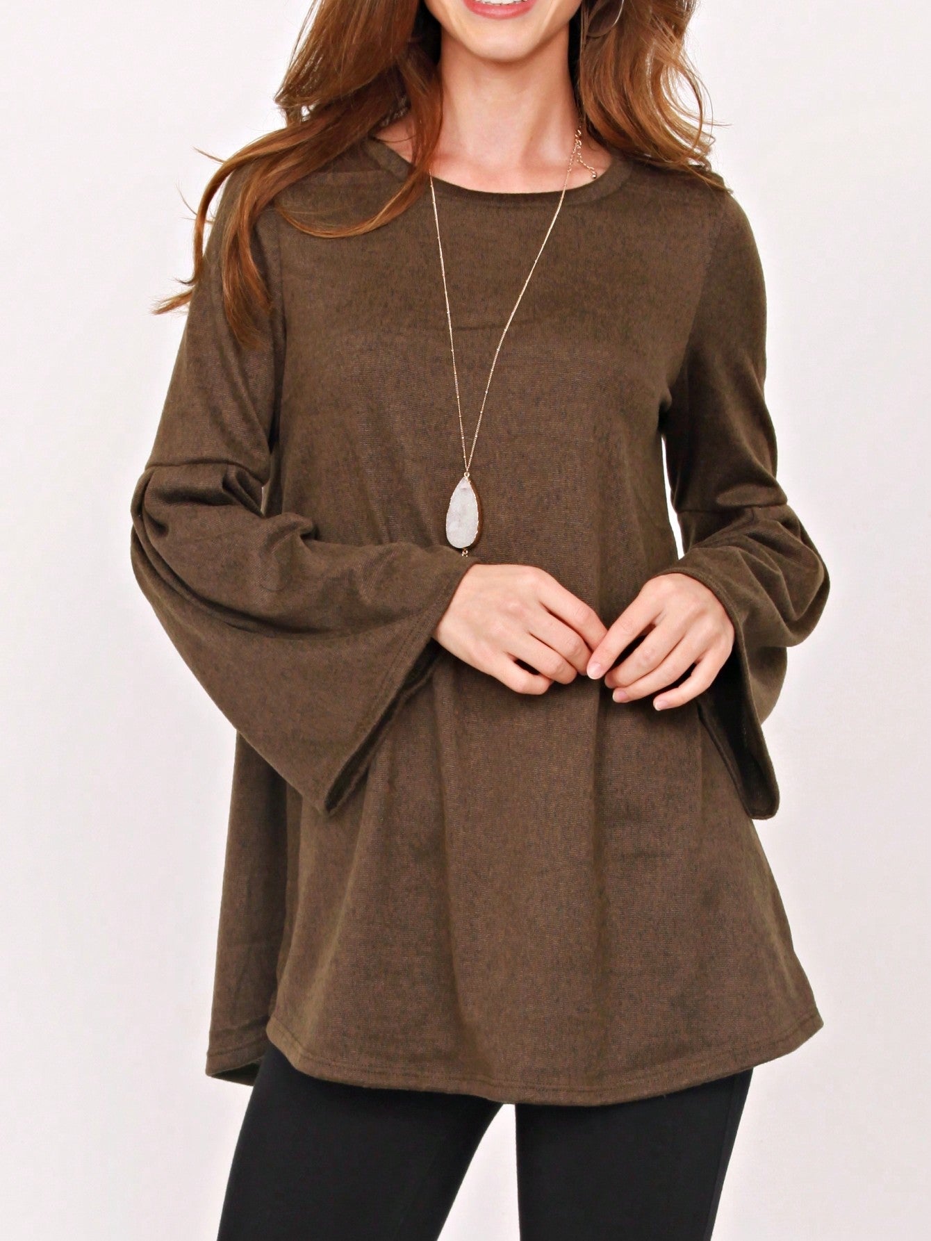 Boho Retro Soft Solid Green Yellow Cute Baby Doll Top Blouse Tunic  Off Shoulder Square Neck Flutter Bell Sleeve  Small To 3 XL Plus