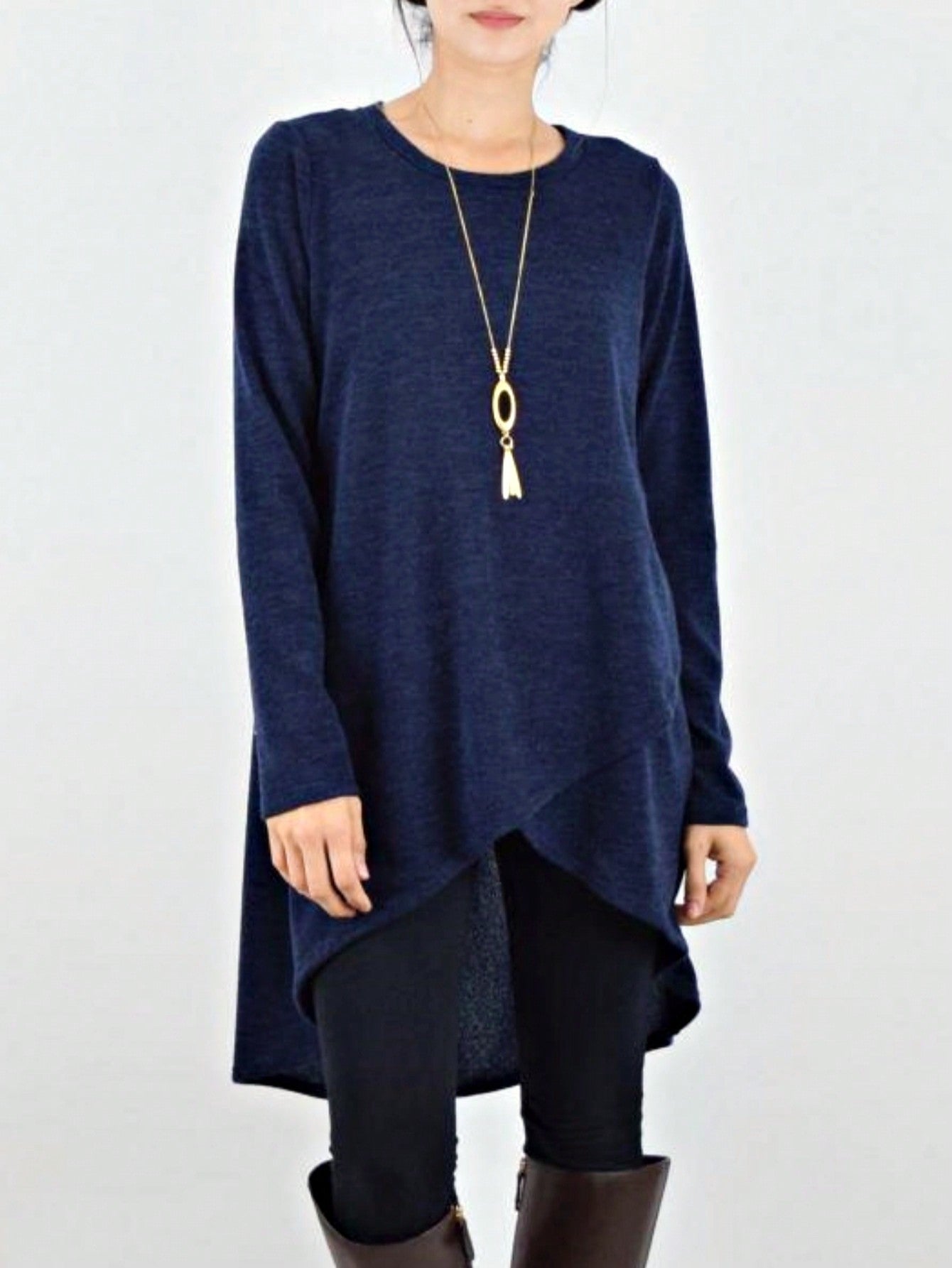 Boho Retro 90's Vintage Black Round Cowl Draped Neck Nordic Dolman Batwing Sleeve Poncho Cape Tunic Top Sweater Pullover
