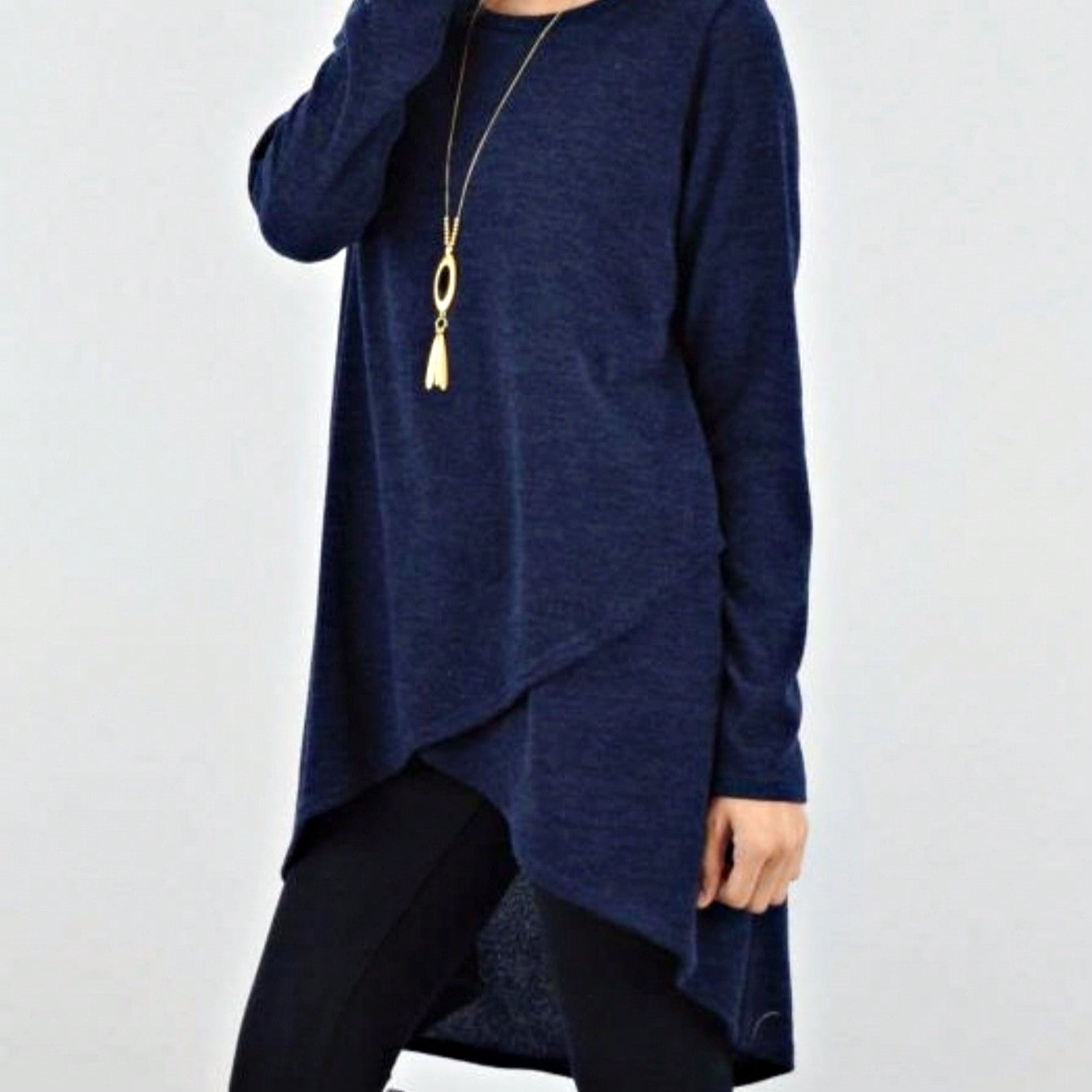 Boho Retro 90's Vintage Black Round Cowl Draped Neck Nordic Dolman Batwing Sleeve Poncho Cape Tunic Top Sweater Pullover