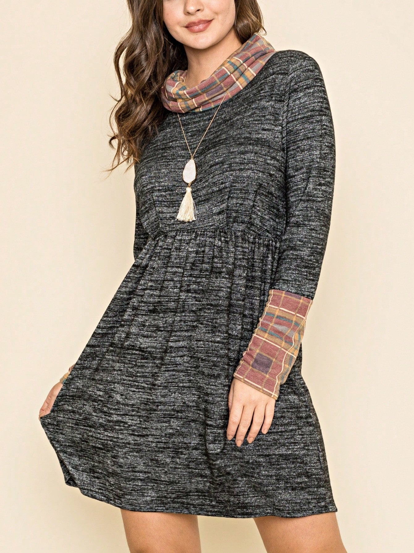 Summer Boho Retro Ditsy Floral  Notch Neck Bubble Sleeve Y2K Tiered Color Block Dress|  Small -3 XL