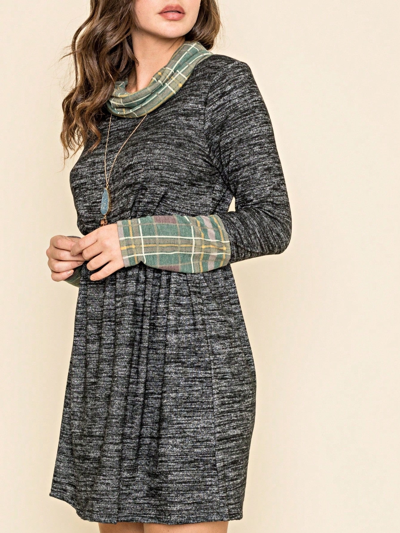 Summer Boho Retro Ditsy Floral  Notch Neck Bubble Sleeve Y2K Tiered Color Block Dress|  Small -3 XL