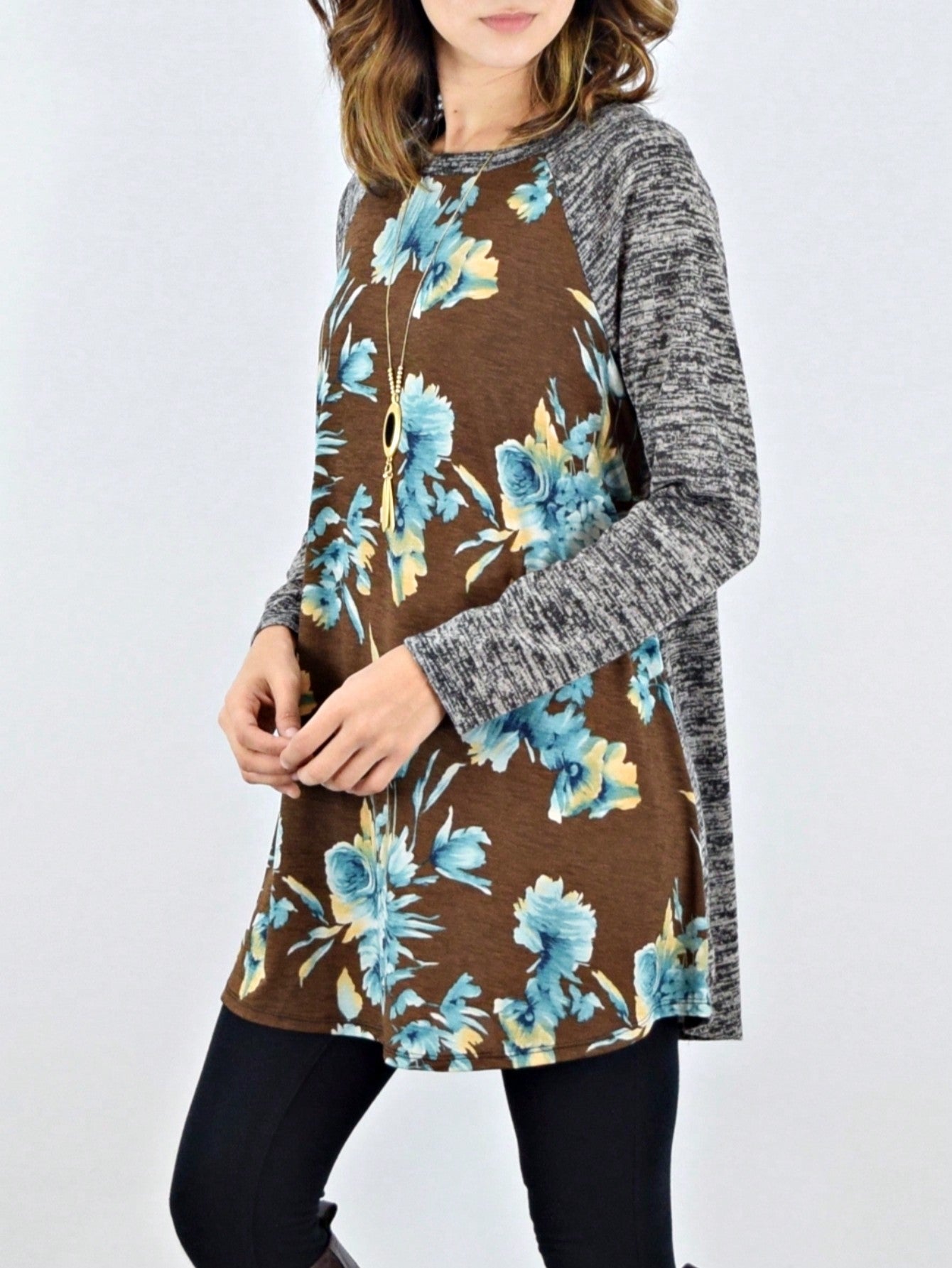 Boho Retro 90's Vintage  Preppy V Stitch  Stripe Knit Contrast Binding Brushed Soft Stripe Raglan Sleeve Tunic Top Pullover