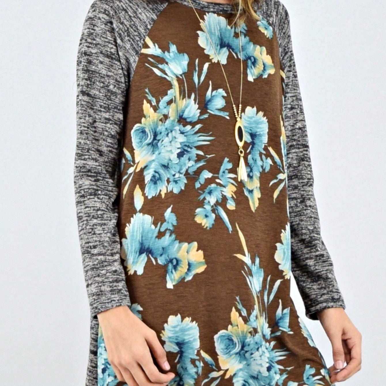 Boho Retro 90's Vintage  Preppy V Stitch  Stripe Knit Contrast Binding Brushed Soft Stripe Raglan Sleeve Tunic Top Pullover