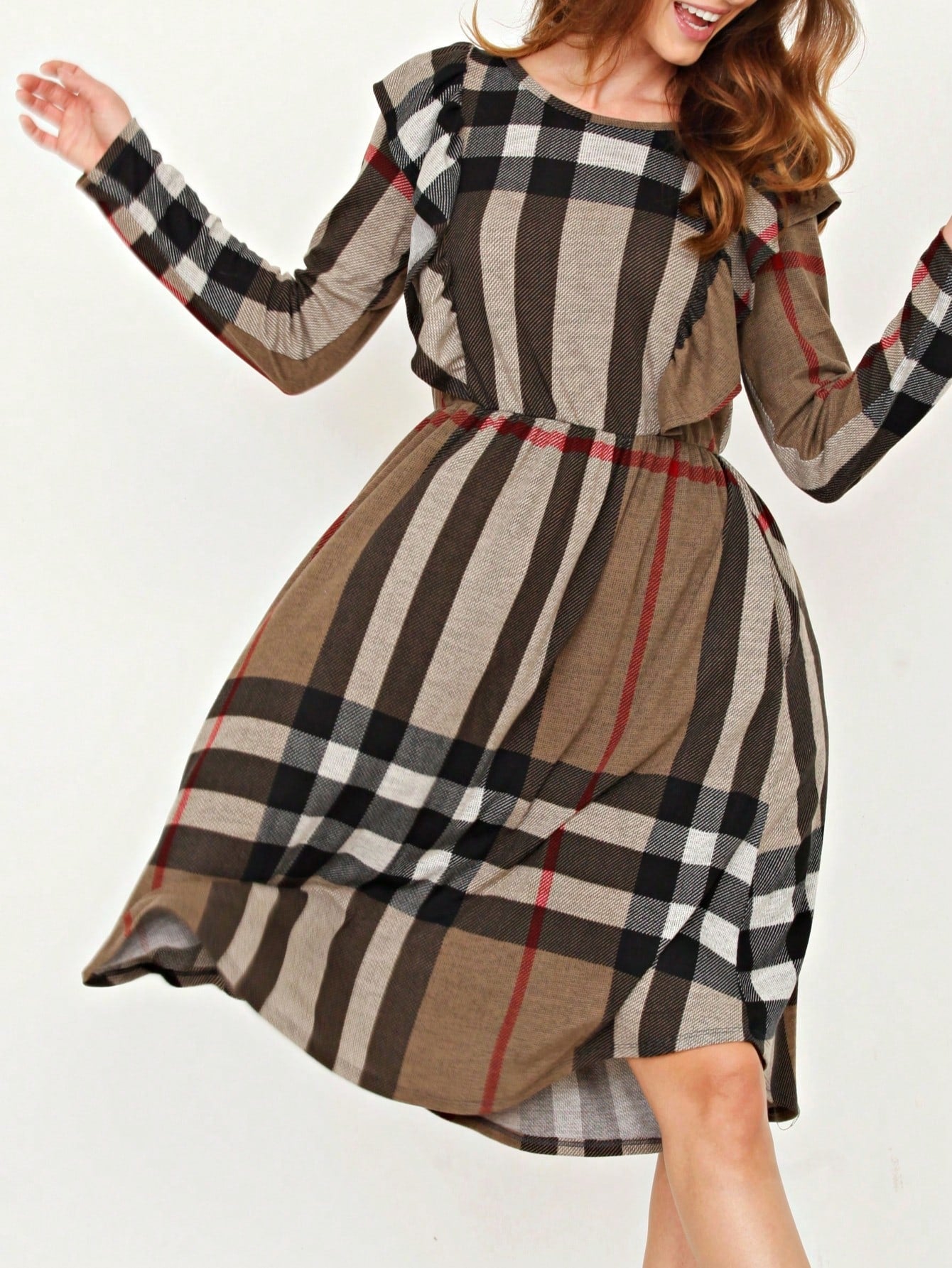 Boho Retro Vintage Multi Stripe Retro 60's Style  Mini Dress
