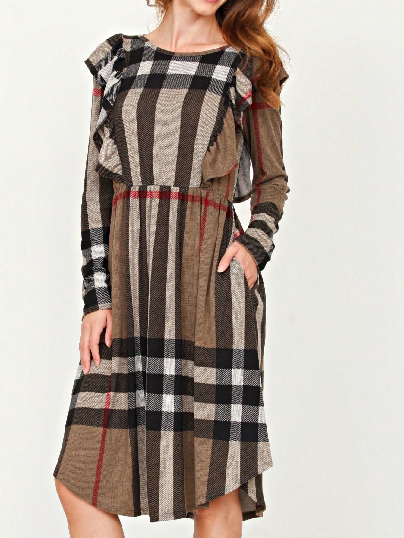 Boho Retro Vintage Multi Stripe Retro 60's Style  Mini Dress