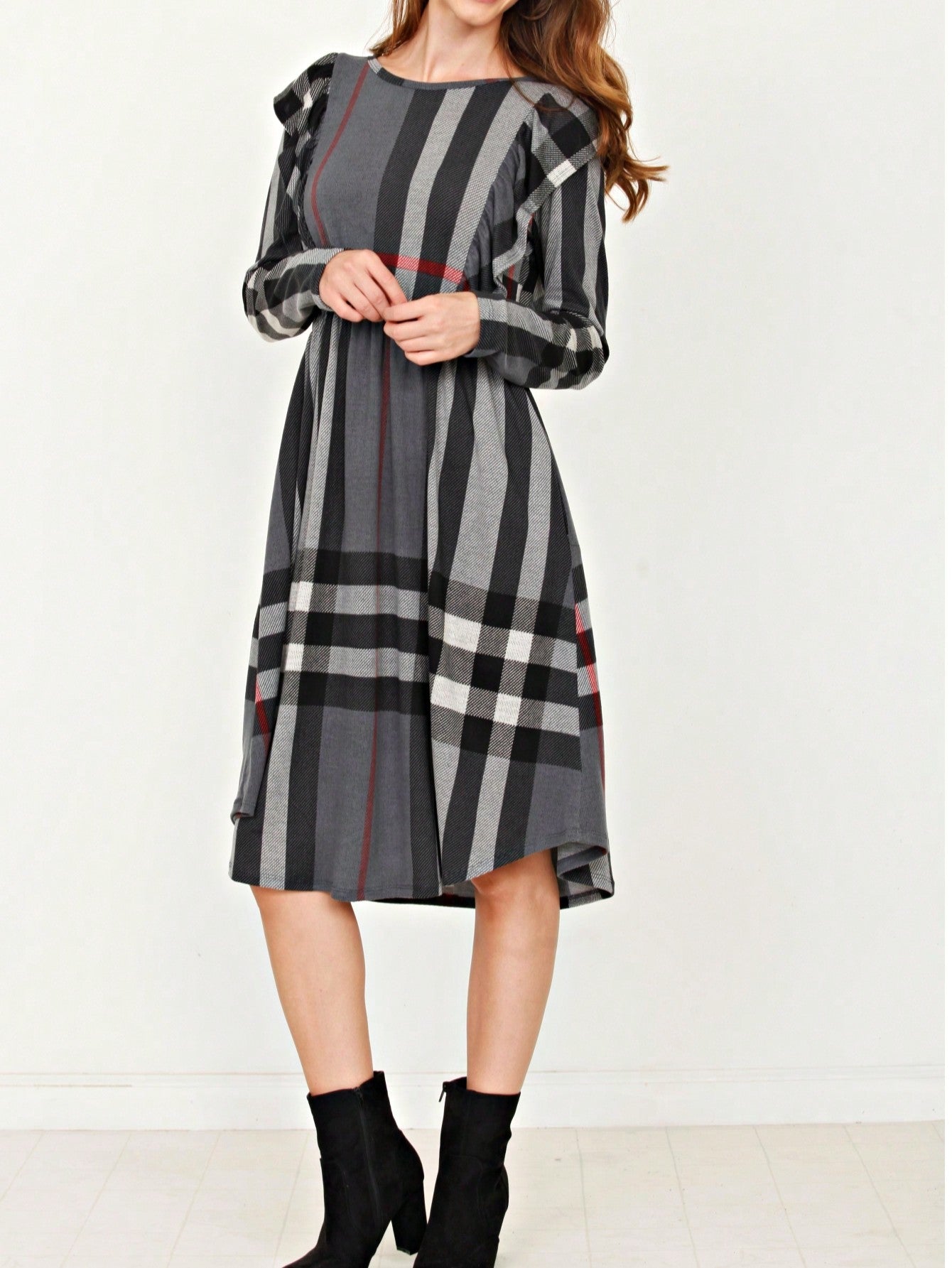 Boho Retro Vintage Multi Stripe Retro 60's Style  Mini Dress