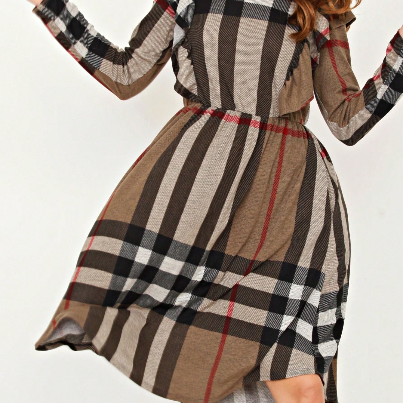 Boho Retro Vintage Multi Stripe Retro 60's Style  Mini Dress