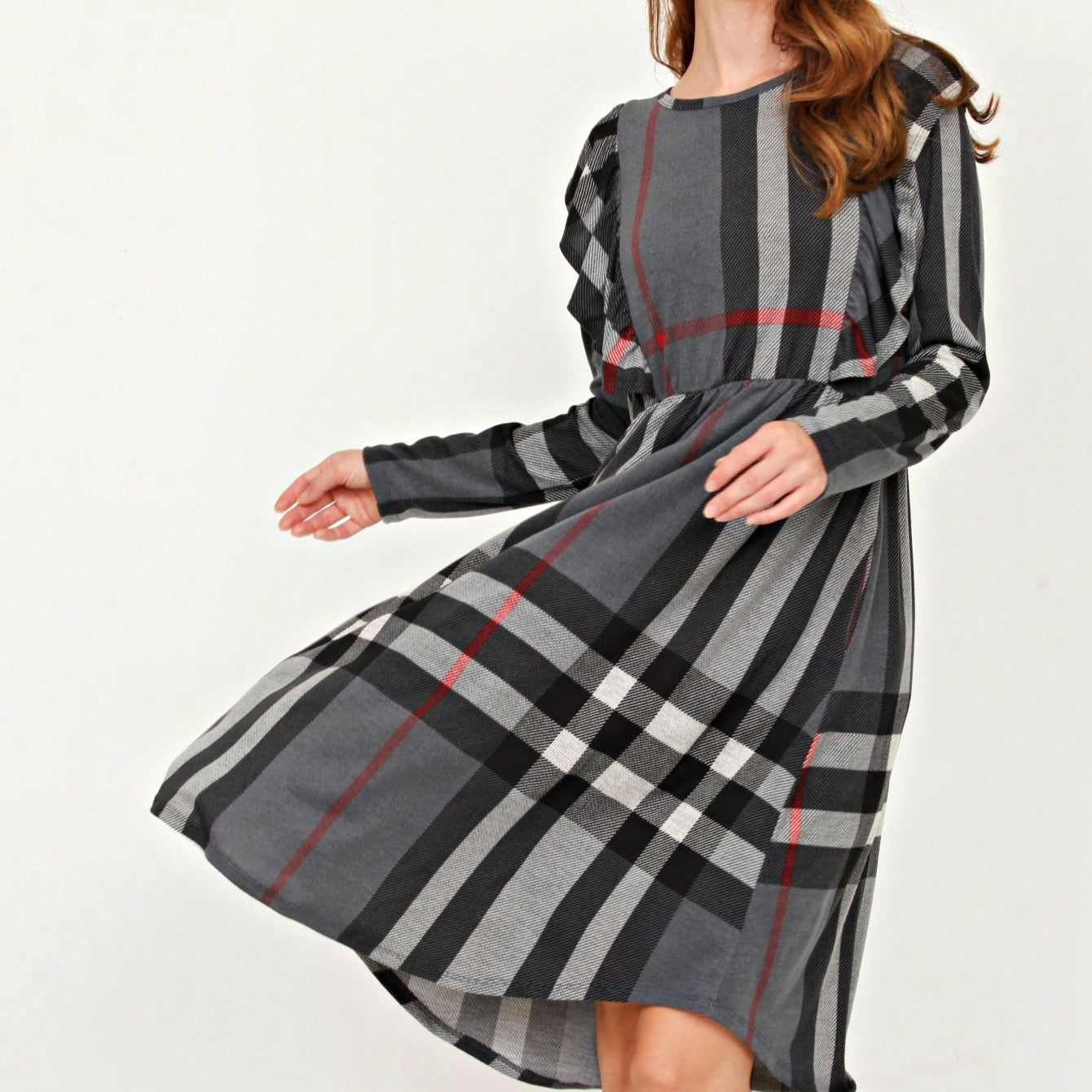 Boho Retro Vintage Multi Stripe Retro 60's Style  Mini Dress