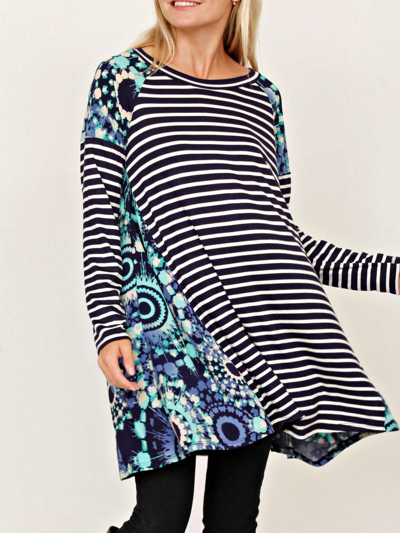 Boho Retro Gingham Rayon Summer Cool Soft Half Sleeve Ruffle Bell Stripe Midi Dress