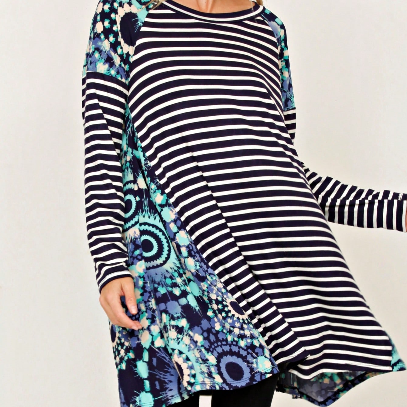 Boho Retro Gingham Rayon Summer Cool Soft Half Sleeve Ruffle Bell Stripe Midi Dress