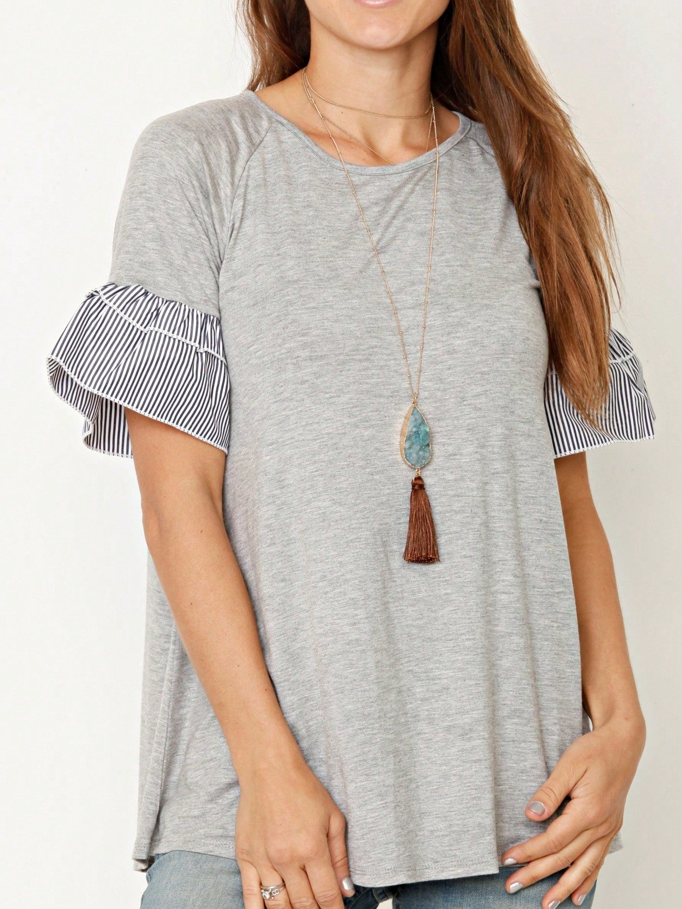 Boho Retro 90's Vintage Preppy Aline Baby Doll Checkered Cotton Top Blouse Cozy Plaid Fall Winter Tunic