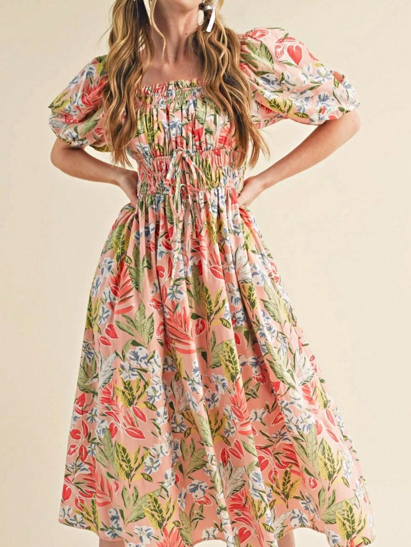 Boho Vacation Blue  Elegant Classic Tiered Maxi Long Shirt  Dress With Belt  Versatile Summer Dress For Women