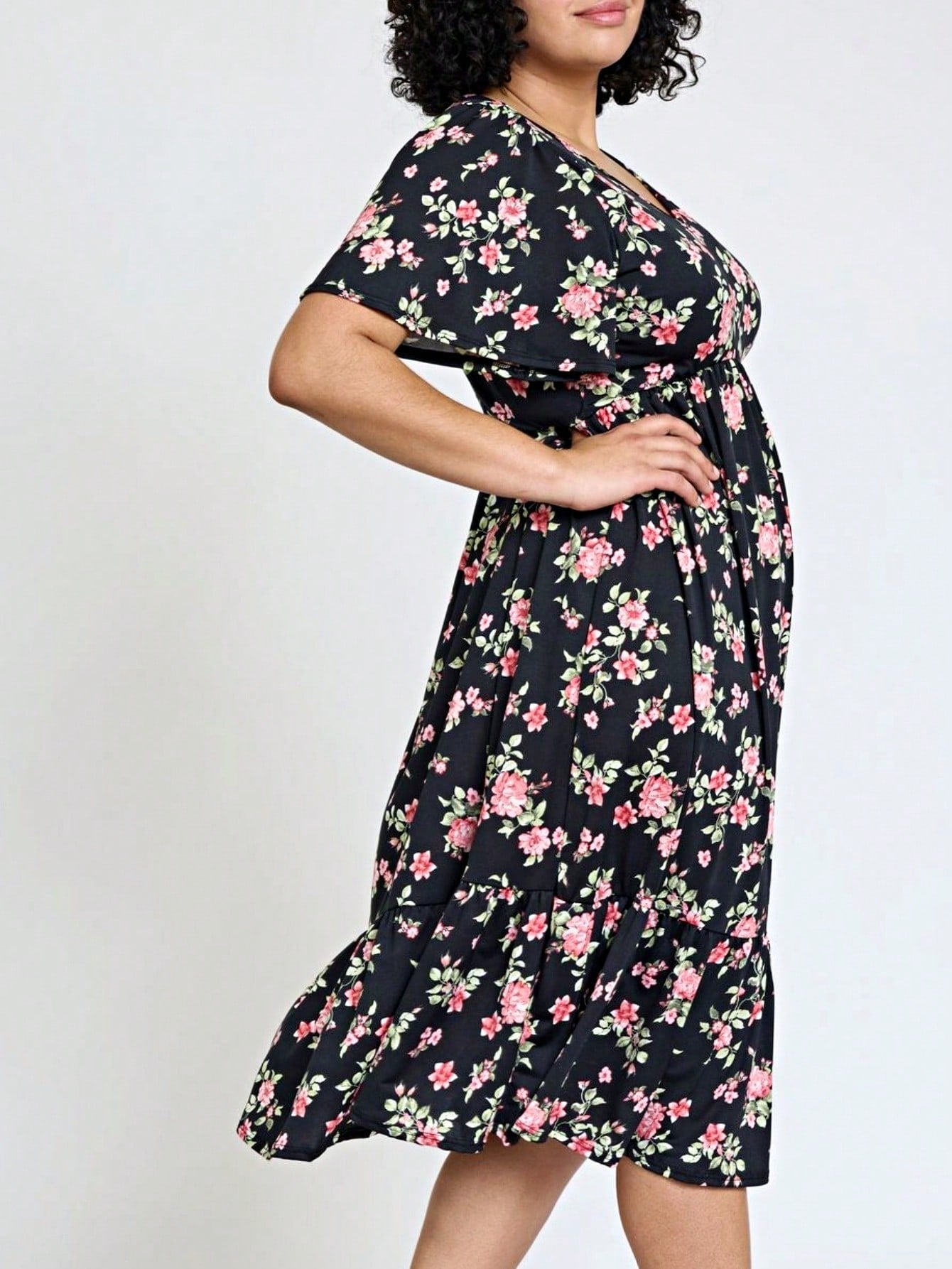 Chevron Stripe Paisley Oriental Floral Southern Style Gathered Pleated Swing Dress | S-3X