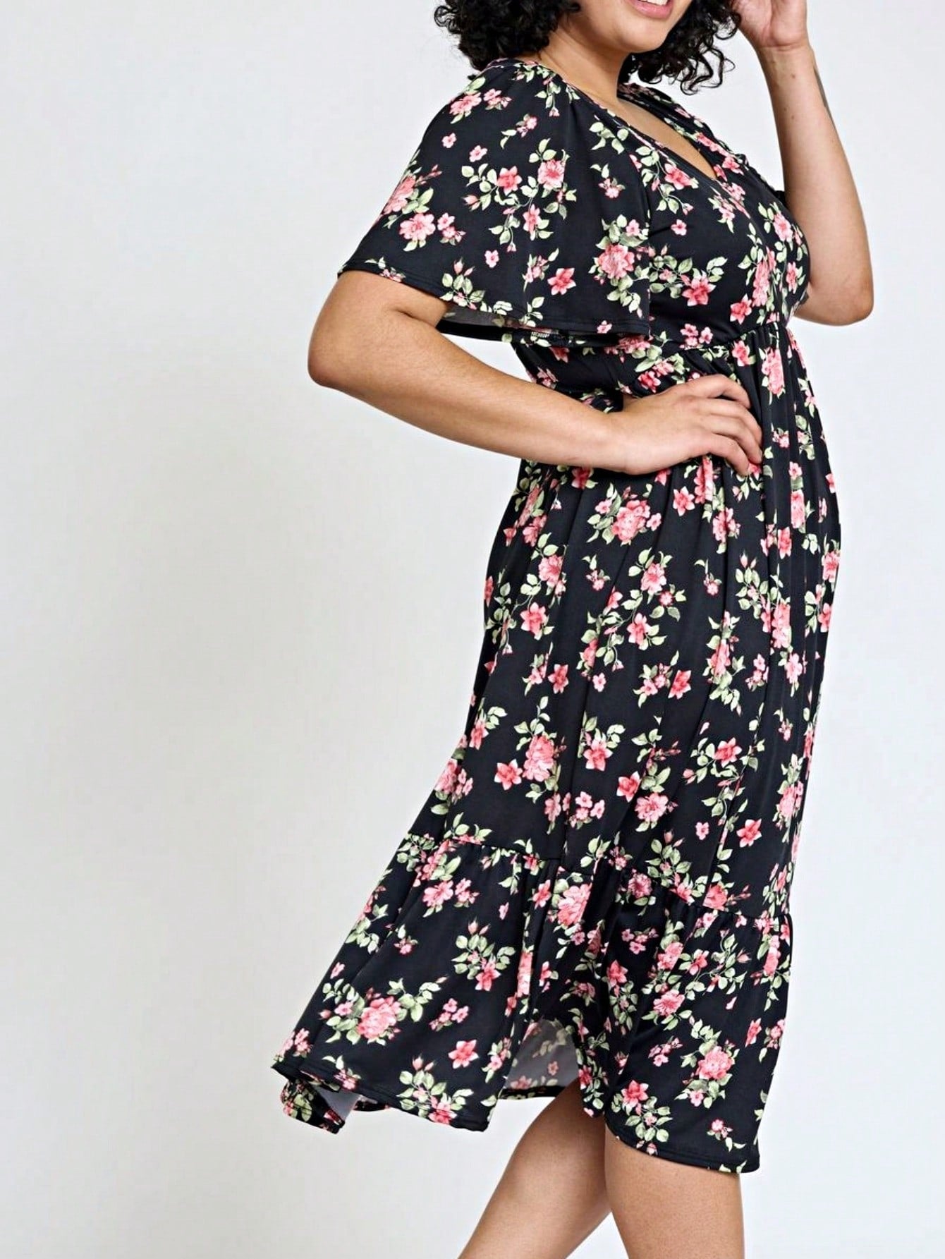 Chevron Stripe Paisley Oriental Floral Southern Style Gathered Pleated Swing Dress | S-3X