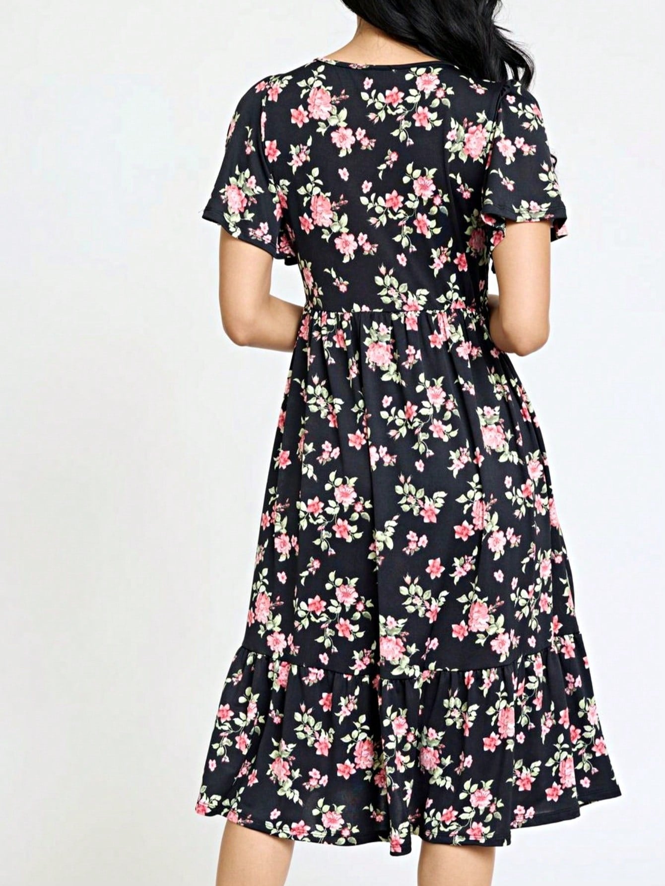 Chevron Stripe Paisley Oriental Floral Southern Style Gathered Pleated Swing Dress | S-3X