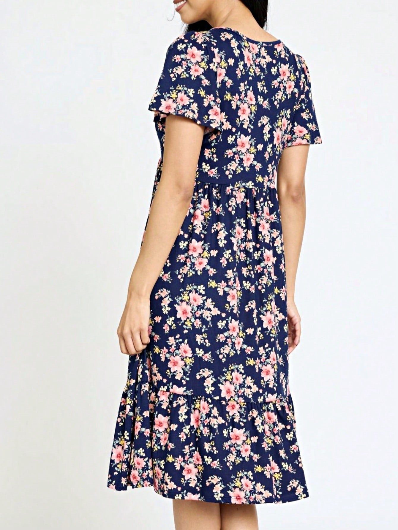 Chevron Stripe Paisley Oriental Floral Southern Style Gathered Pleated Swing Dress | S-3X