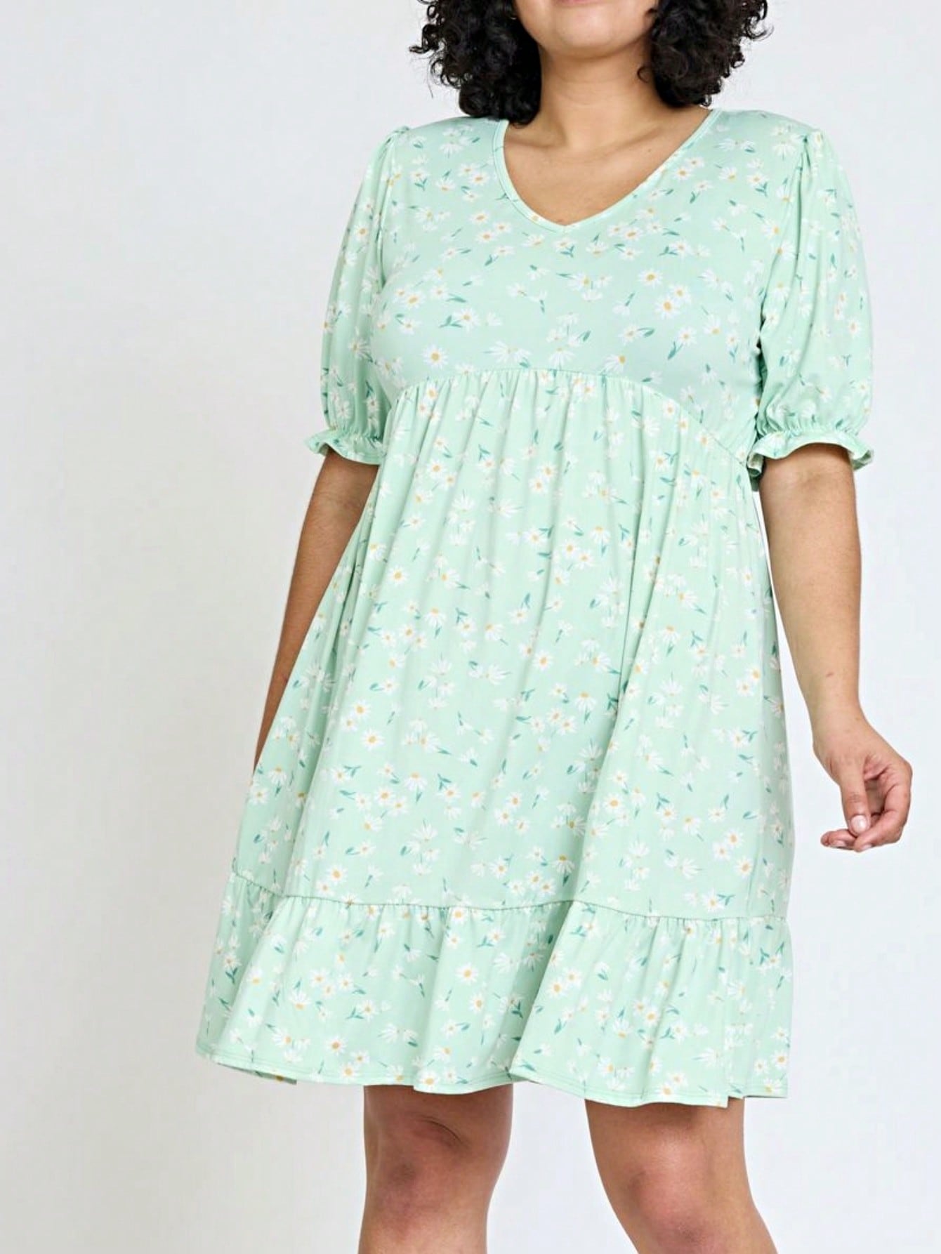 Chevron Stripe Paisley Oriental Floral Southern Style Gathered Pleated Swing Dress | S-3X