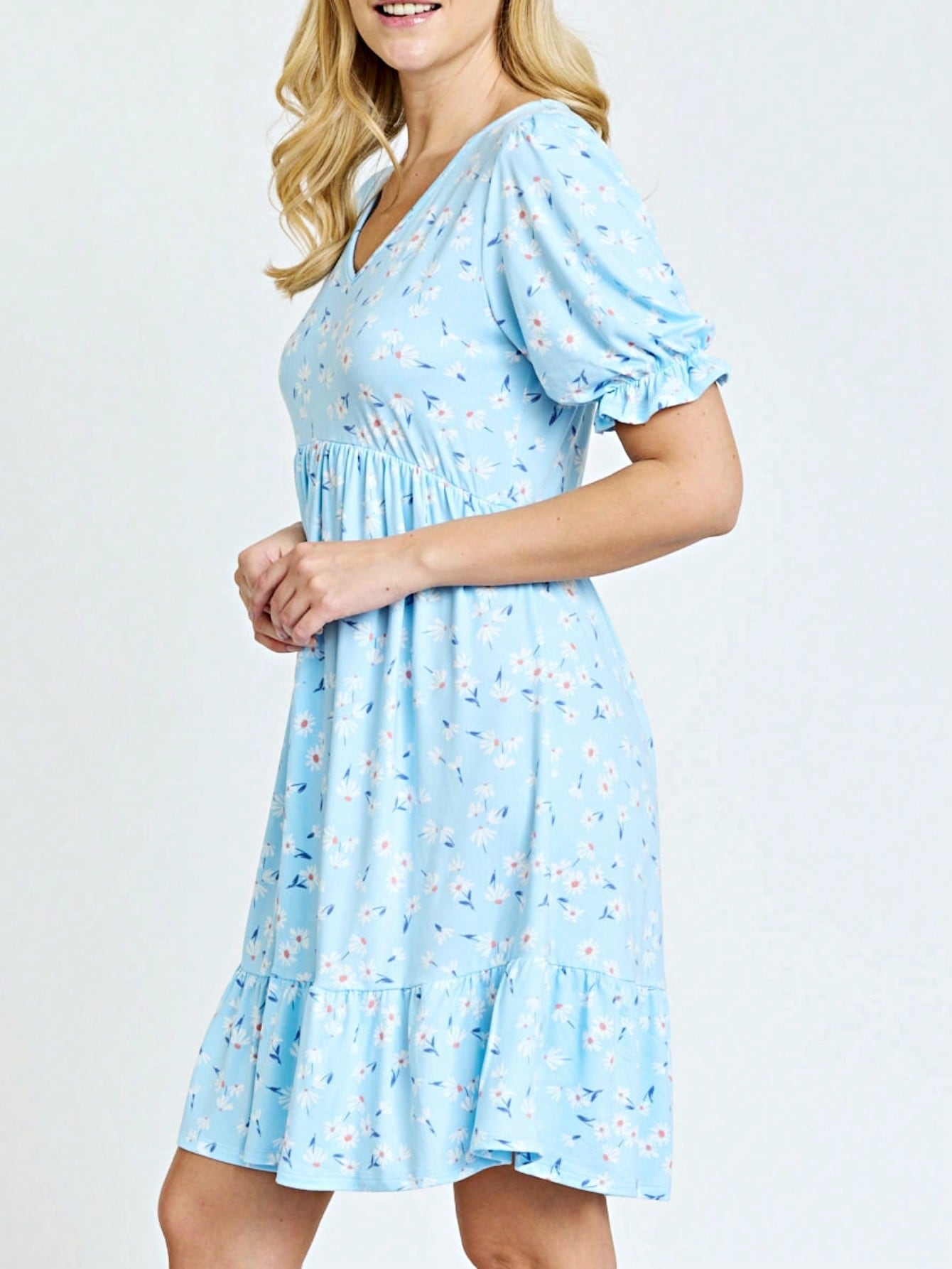 Chevron Stripe Paisley Oriental Floral Southern Style Gathered Pleated Swing Dress | S-3X