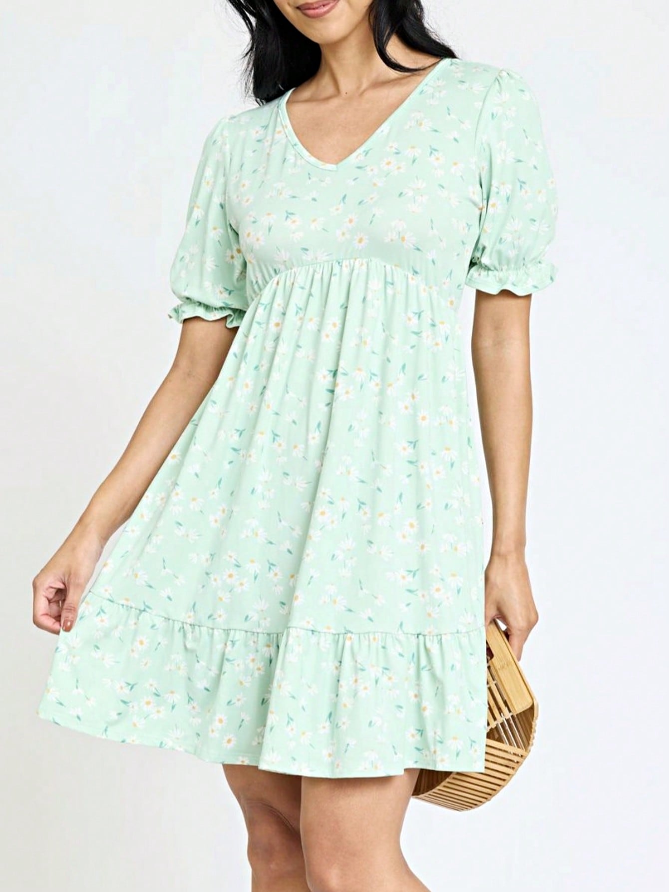 Chevron Stripe Paisley Oriental Floral Southern Style Gathered Pleated Swing Dress | S-3X