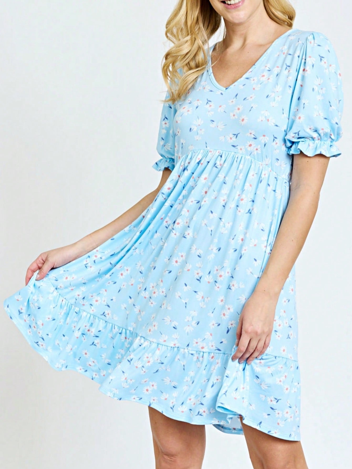 Chevron Stripe Paisley Oriental Floral Southern Style Gathered Pleated Swing Dress | S-3X