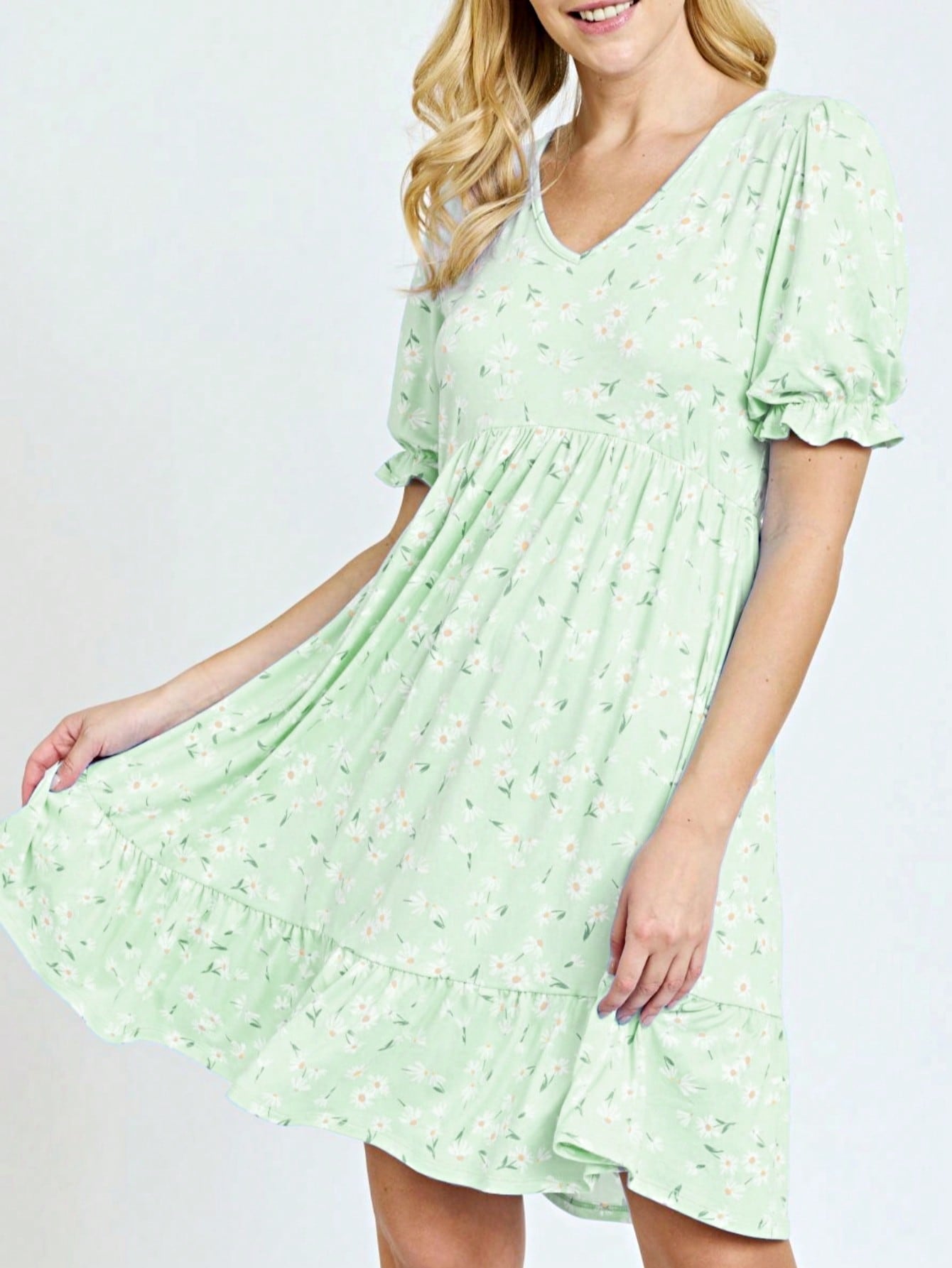 Chevron Stripe Paisley Oriental Floral Southern Style Gathered Pleated Swing Dress | S-3X