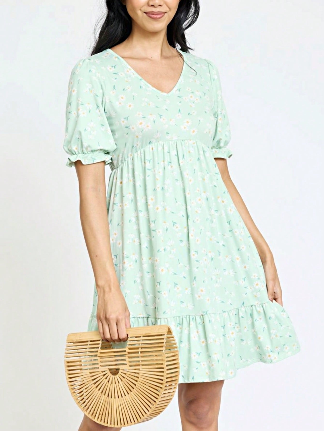 Chevron Stripe Paisley Oriental Floral Southern Style Gathered Pleated Swing Dress | S-3X