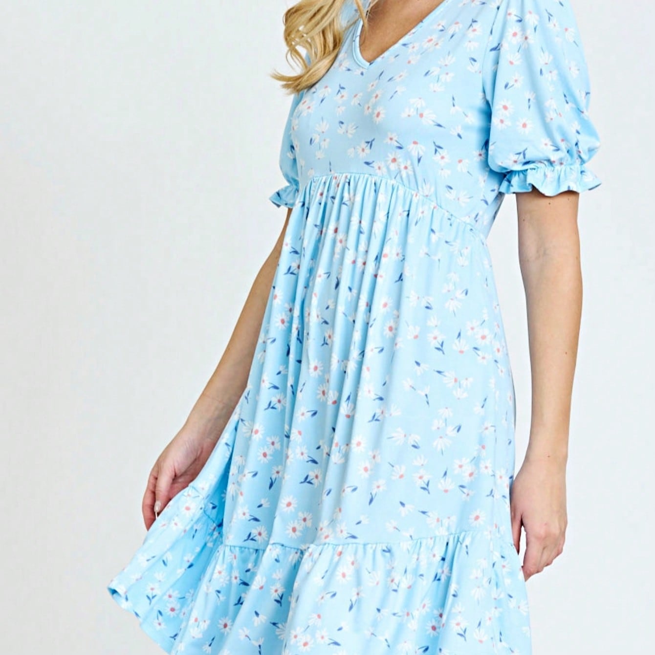 Chevron Stripe Paisley Oriental Floral Southern Style Gathered Pleated Swing Dress | S-3X