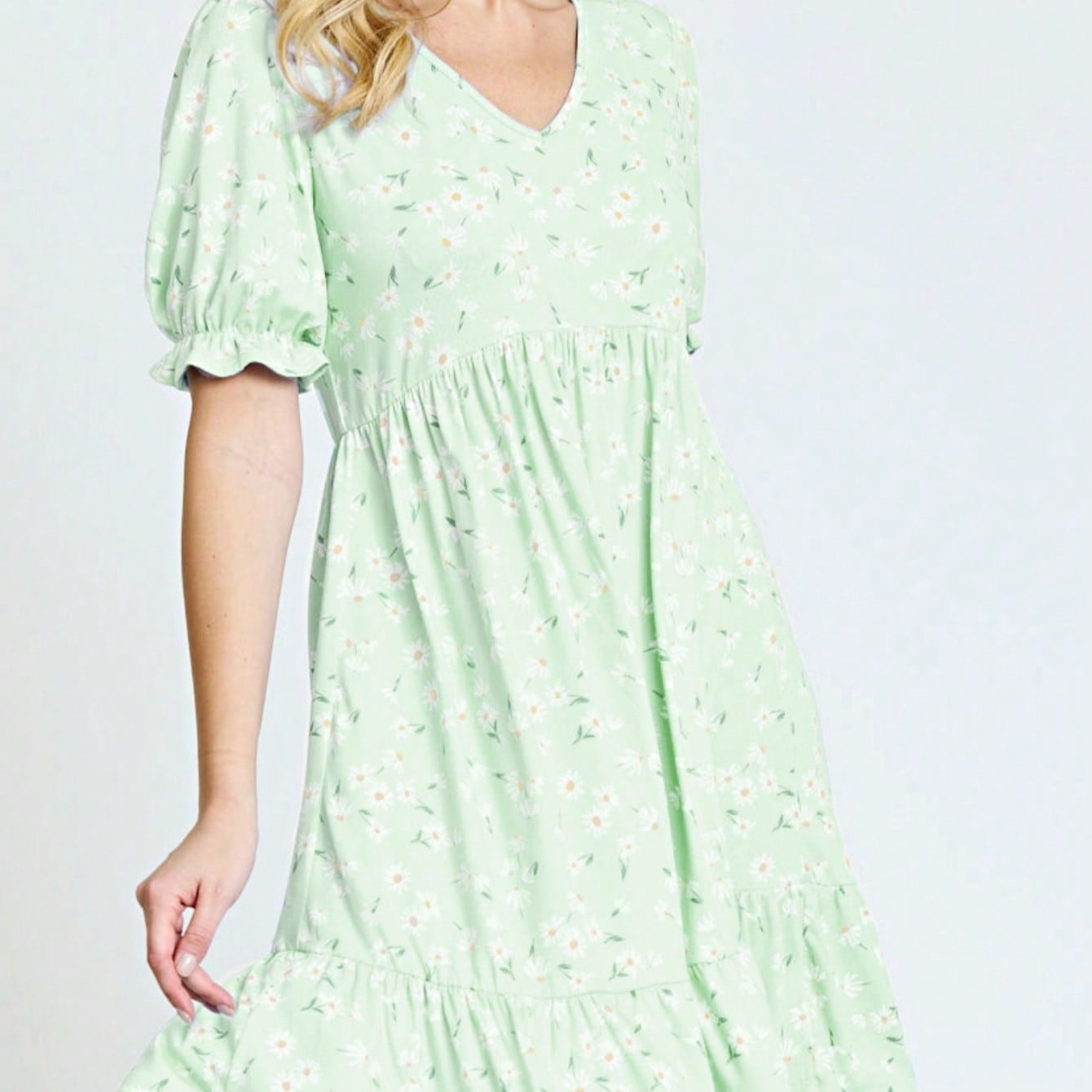Chevron Stripe Paisley Oriental Floral Southern Style Gathered Pleated Swing Dress | S-3X