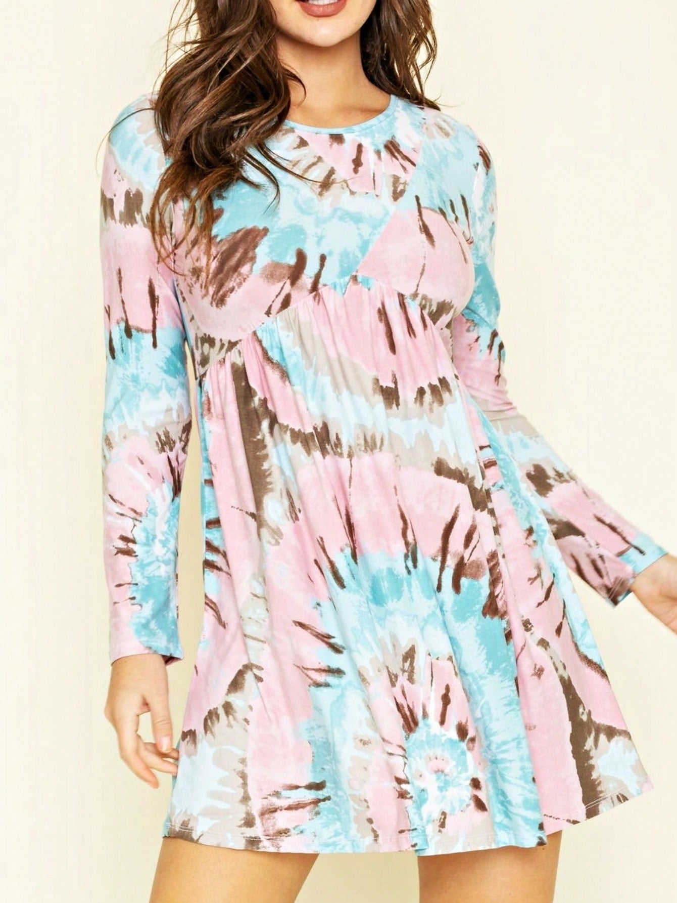 Orange & Navy Mint Multi Stripe Cross Front Knit Mini Dress | S-3X