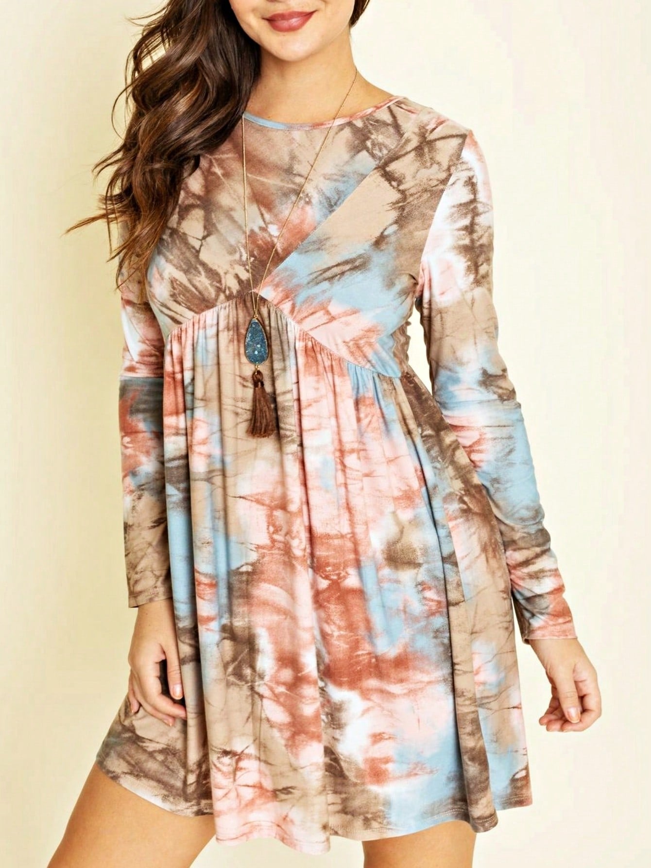 Orange & Navy Mint Multi Stripe Cross Front Knit Mini Dress | S-3X