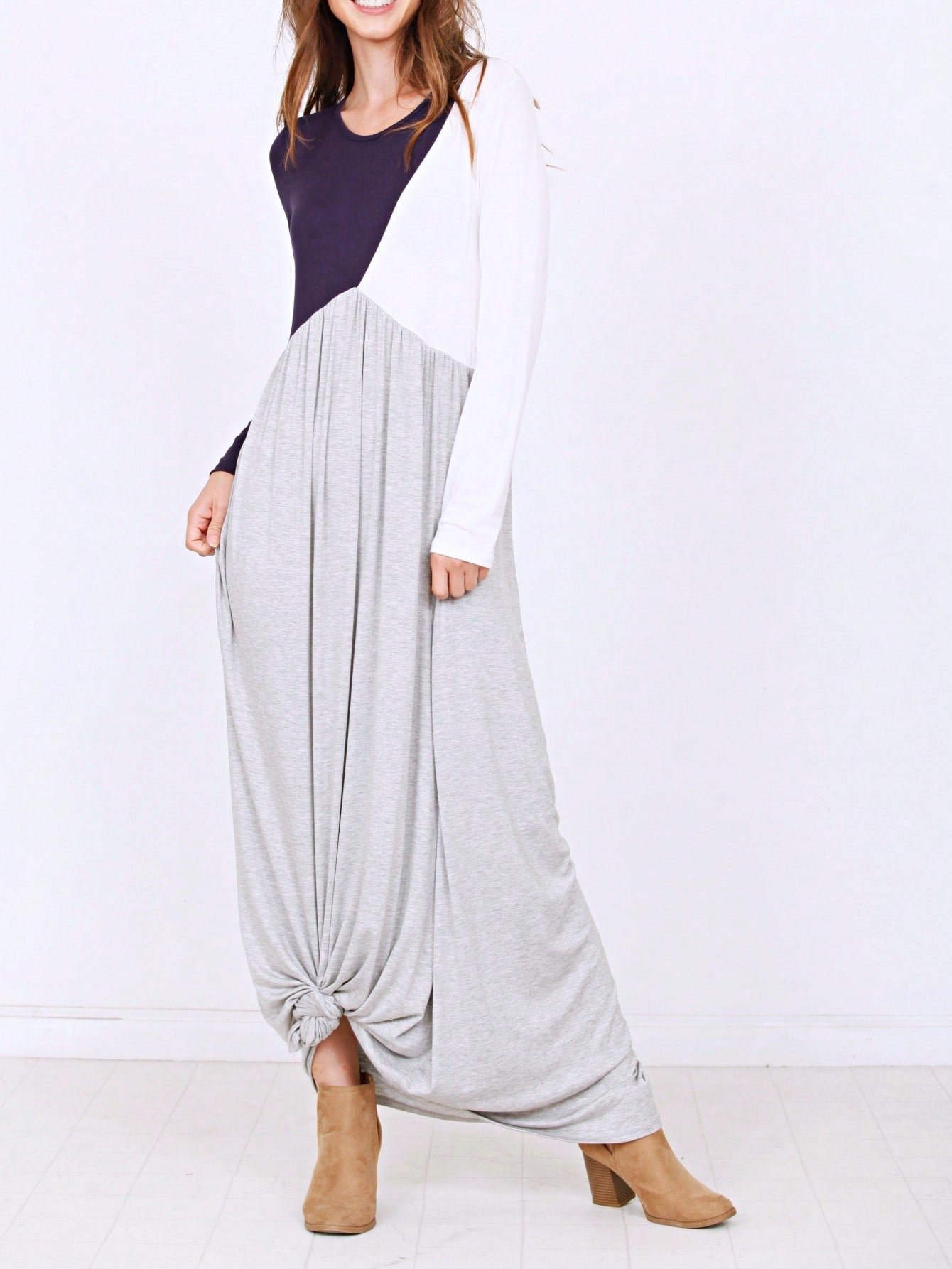 Elegant Floral Maxi Dress With Plunging Neckline Short Sleeve Surplice Sash Versatile Summer Dress For Women