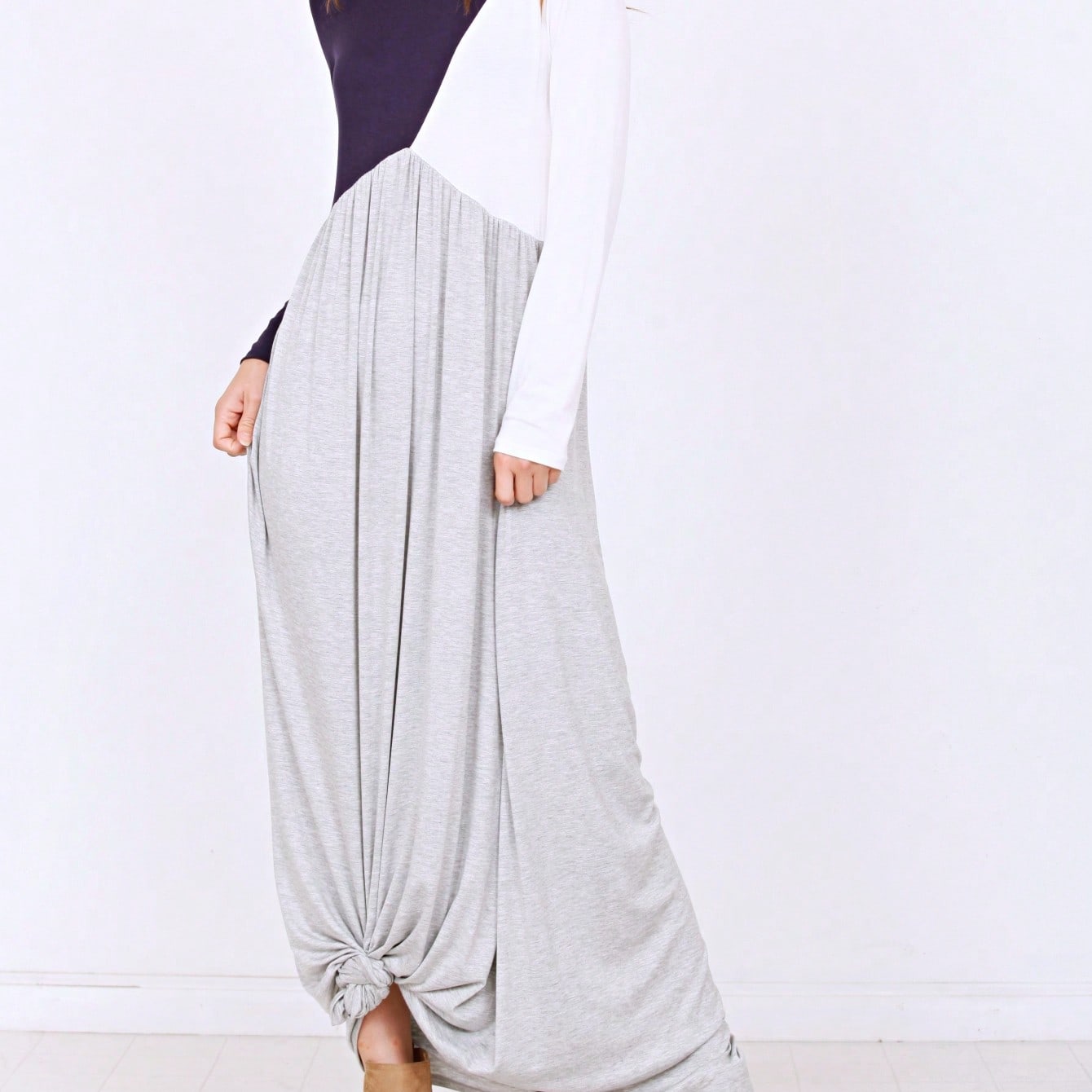Elegant Floral Maxi Dress With Plunging Neckline Short Sleeve Surplice Sash Versatile Summer Dress For Women