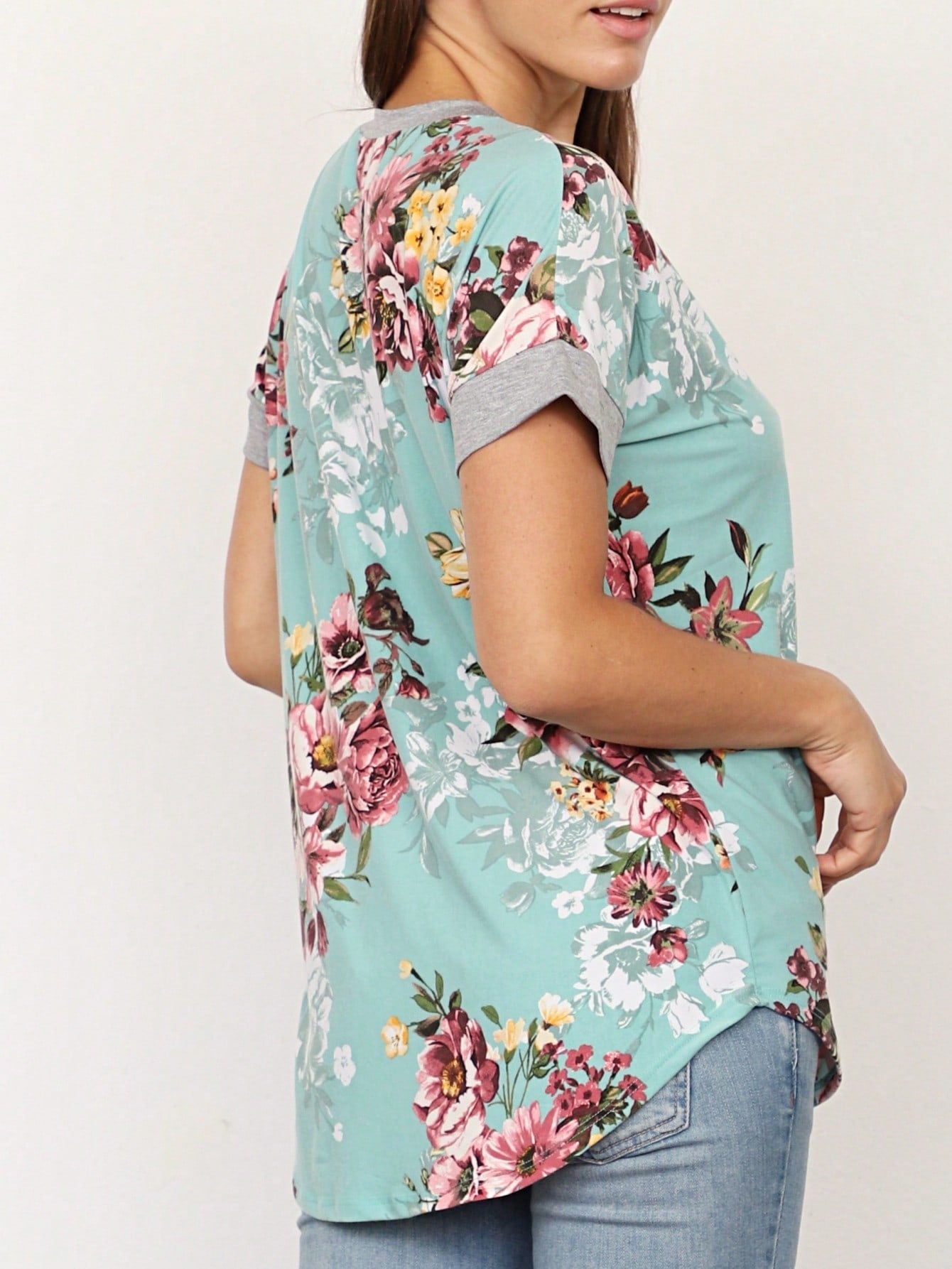 Black White Leopard Animal & Tropical Print Raglan Cap Sleeve Top Shirt Blouse | S-3X