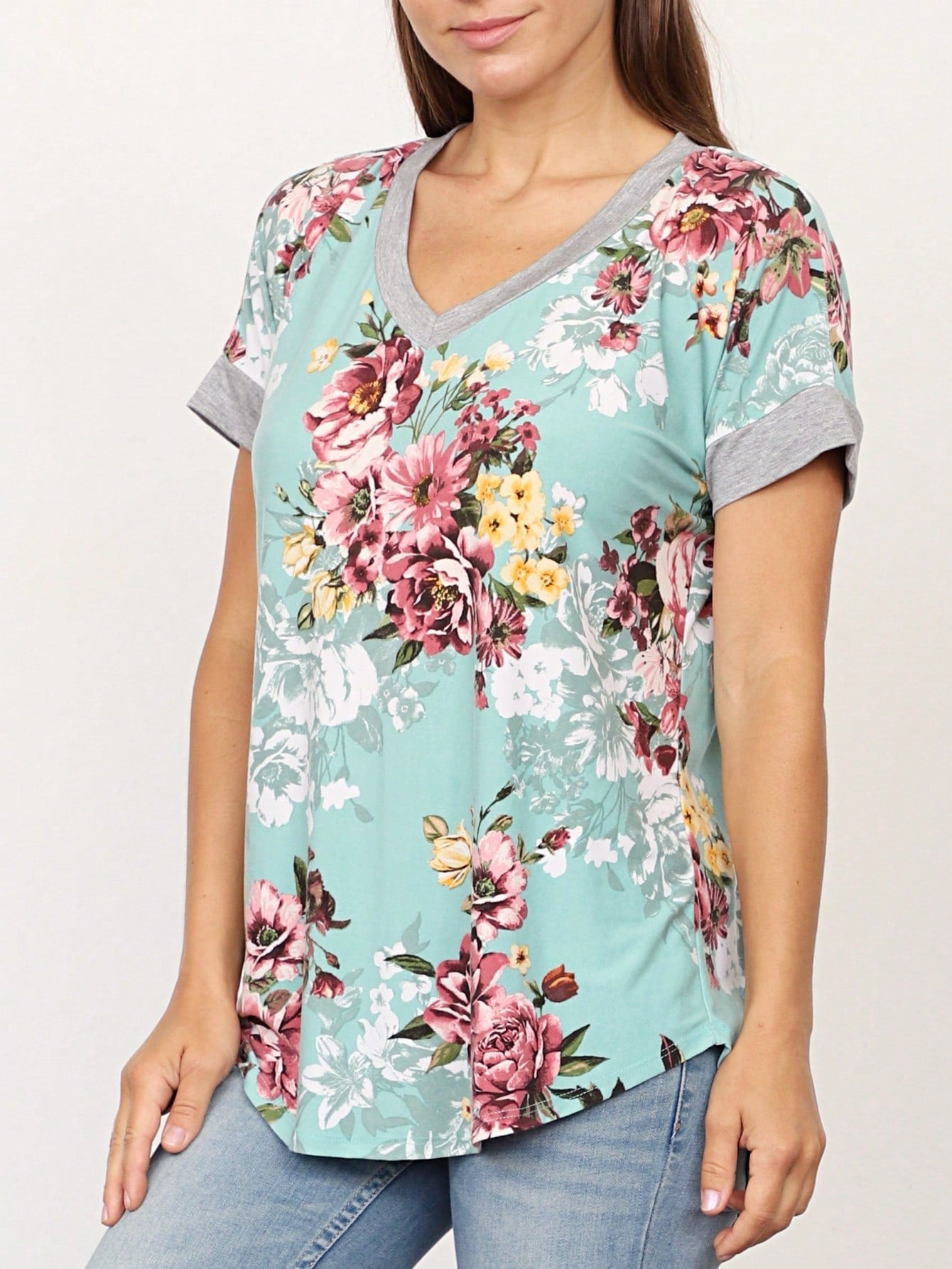 Black White Leopard Animal & Tropical Print Raglan Cap Sleeve Top Shirt Blouse | S-3X