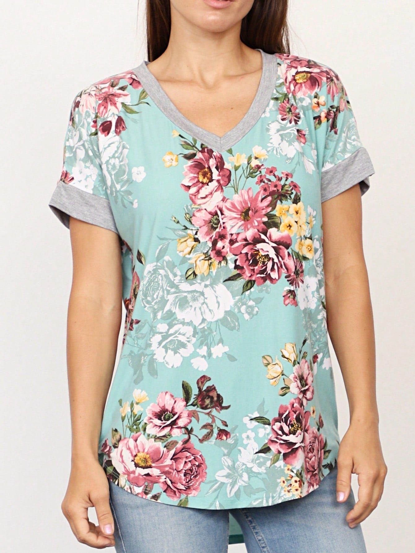 Black White Leopard Animal & Tropical Print Raglan Cap Sleeve Top Shirt Blouse | S-3X