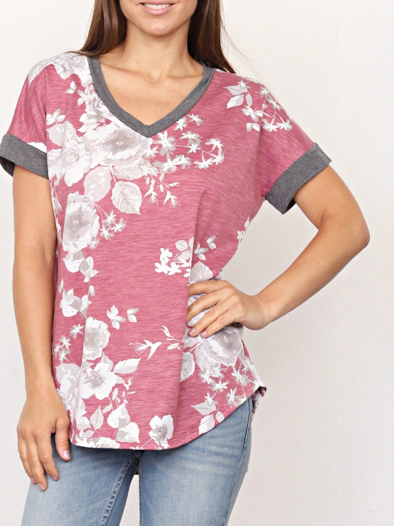 Black White Leopard Animal & Tropical Print Raglan Cap Sleeve Top Shirt Blouse | S-3X