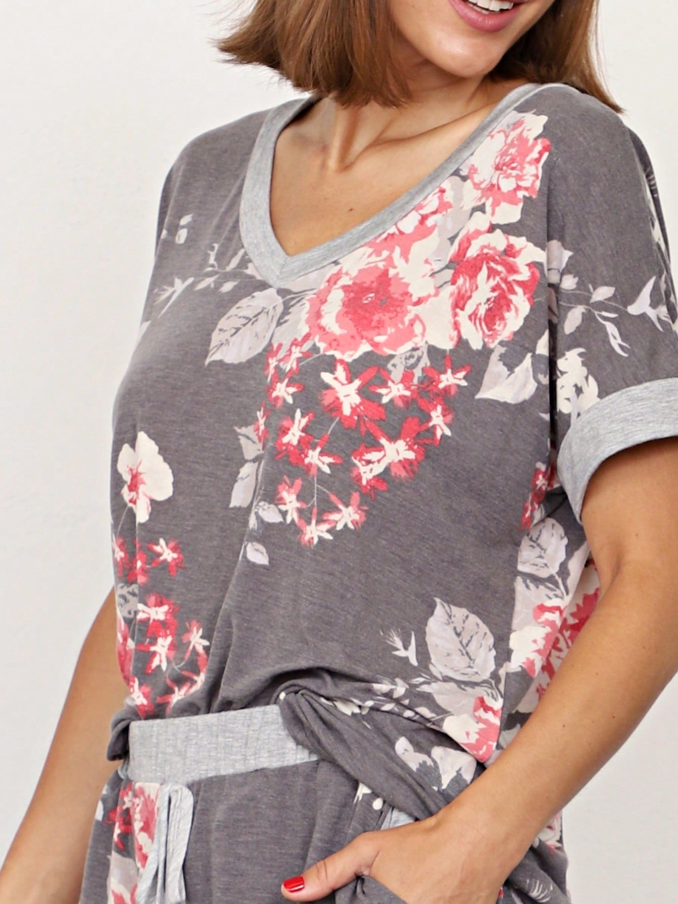 Black White Leopard Animal & Tropical Print Raglan Cap Sleeve Top Shirt Blouse | S-3X