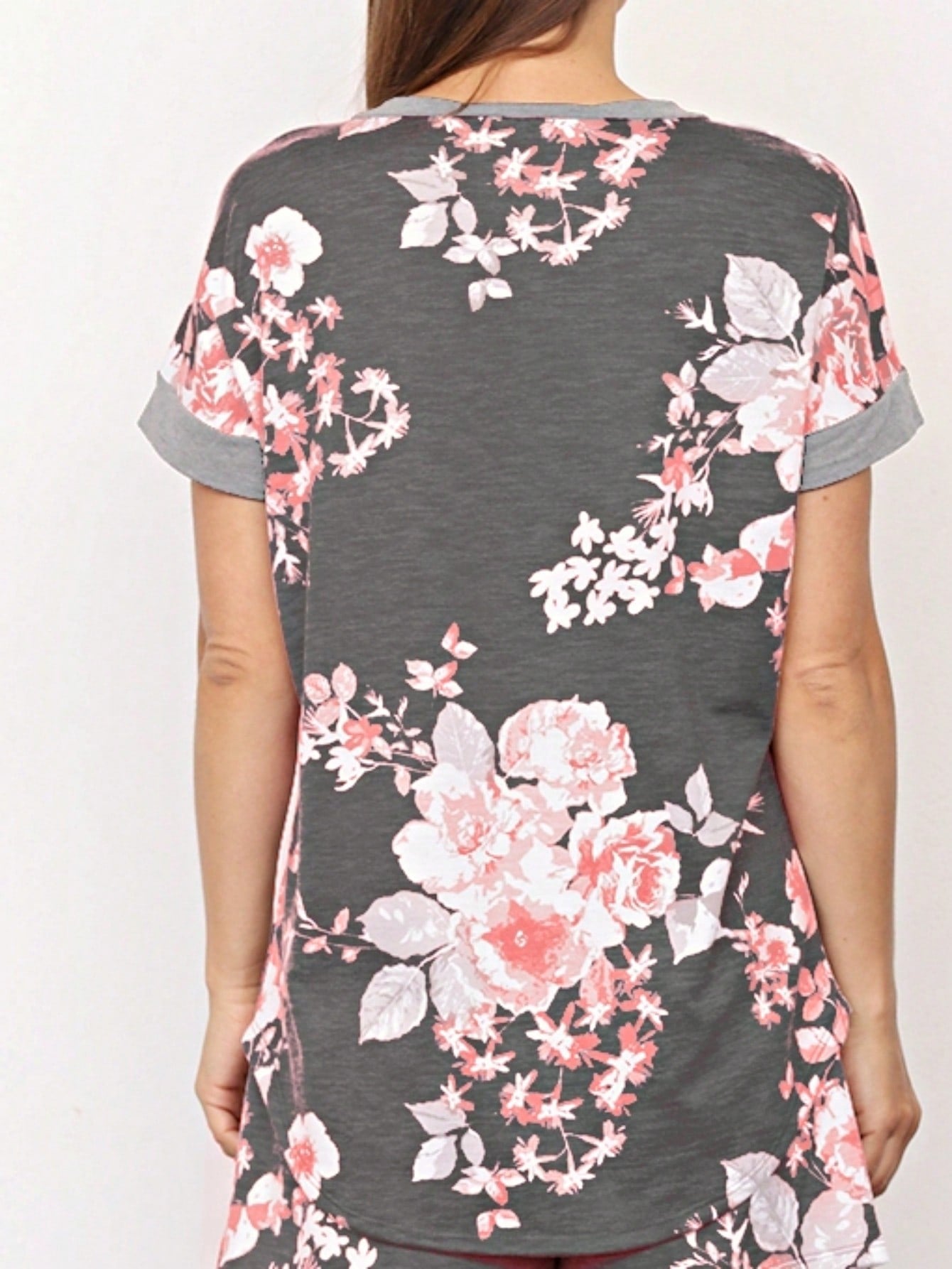 Black White Leopard Animal & Tropical Print Raglan Cap Sleeve Top Shirt Blouse | S-3X