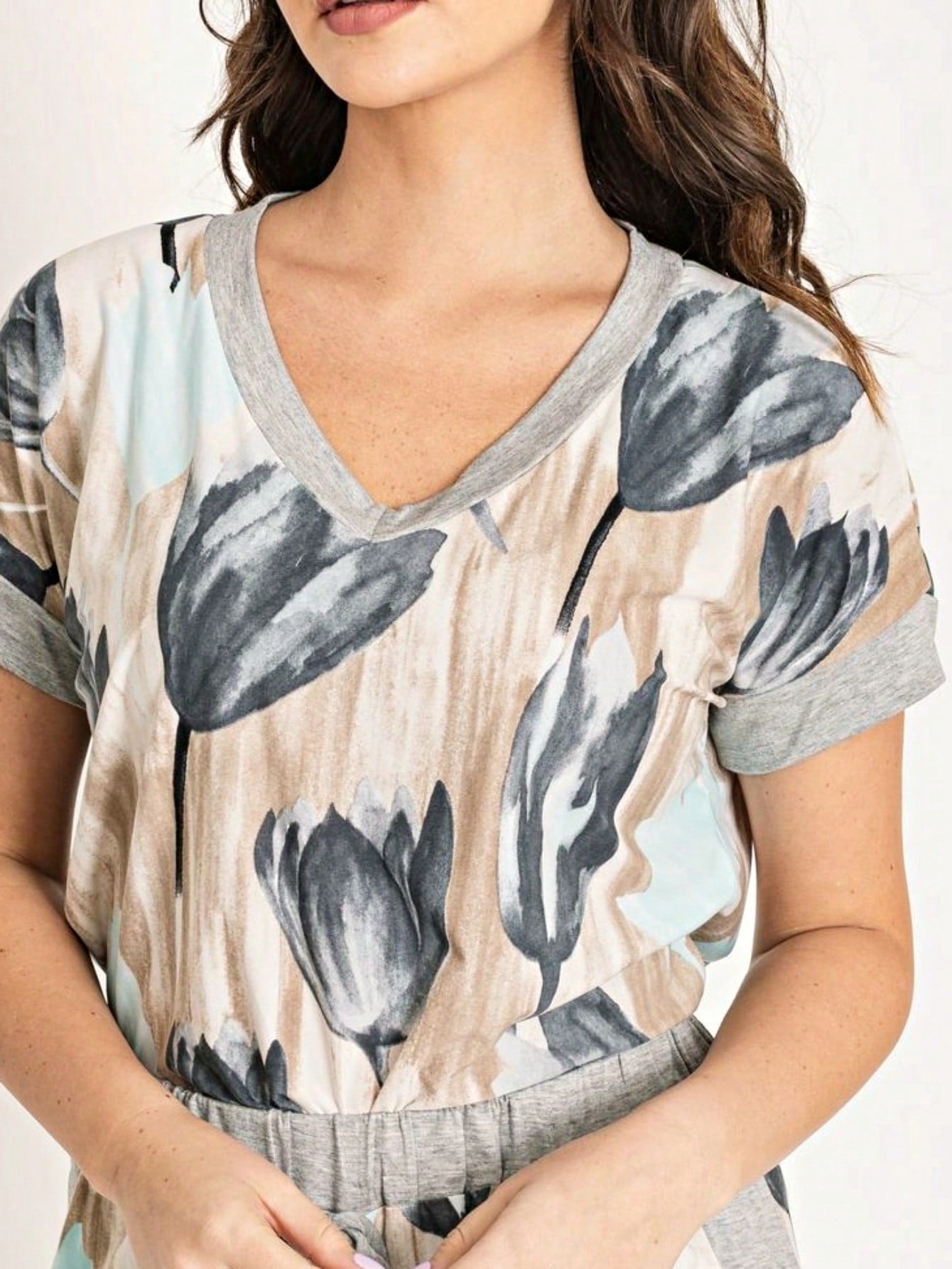 Black White Leopard Animal & Tropical Print Raglan Cap Sleeve Top Shirt Blouse | S-3X
