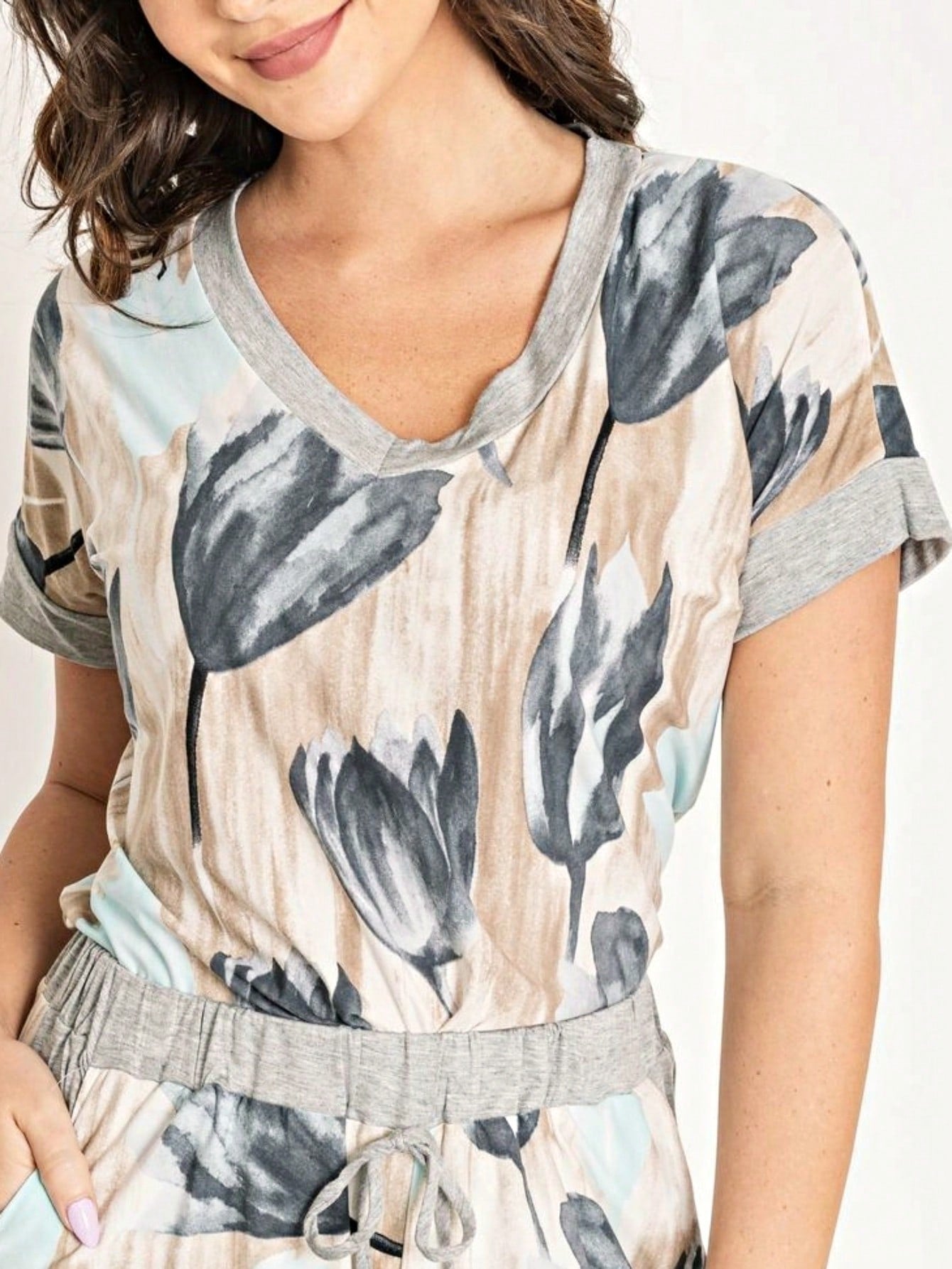 Black White Leopard Animal & Tropical Print Raglan Cap Sleeve Top Shirt Blouse | S-3X