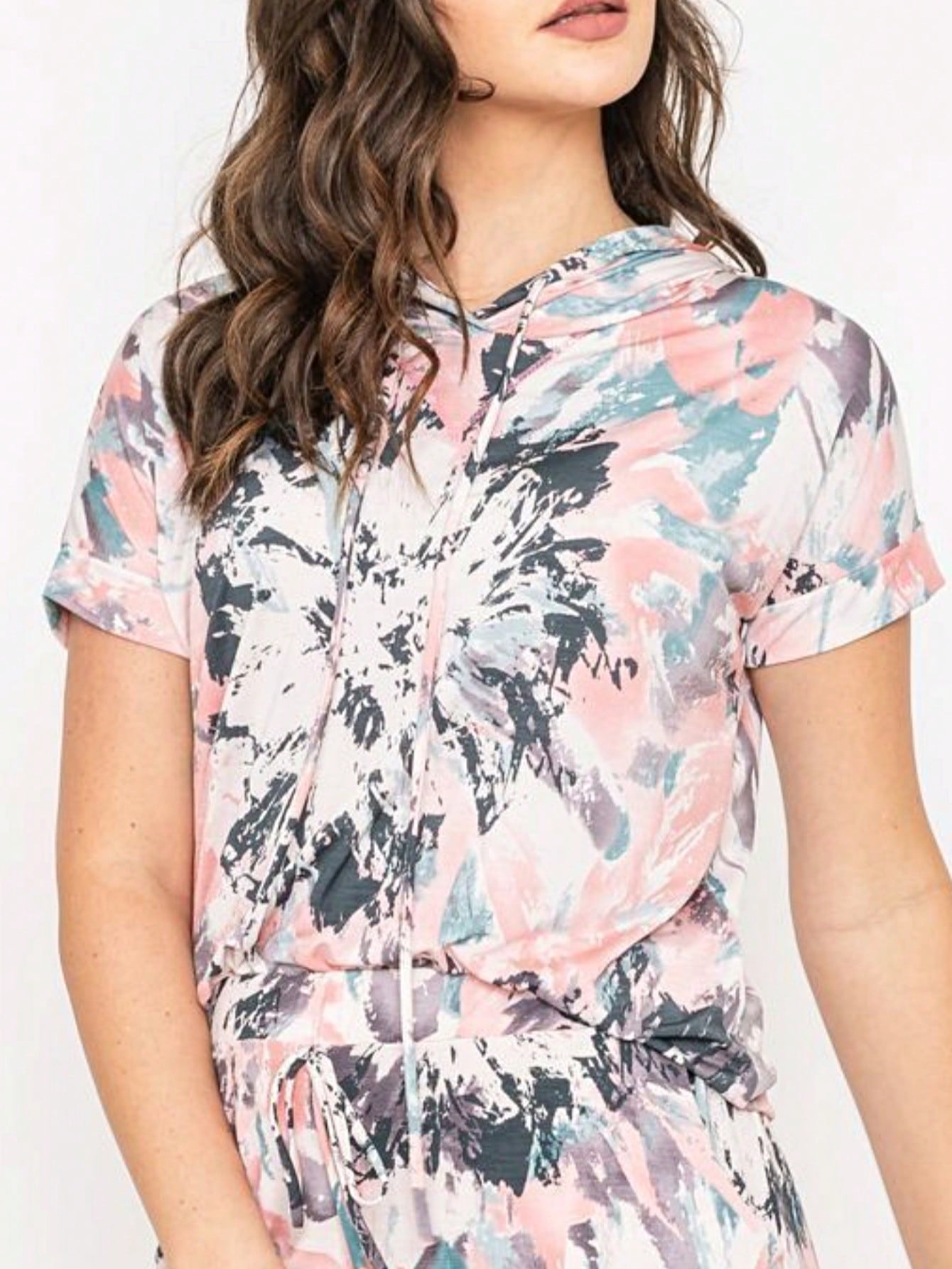 Black White Leopard Animal & Tropical Print Raglan Cap Sleeve Top Shirt Blouse | S-3X