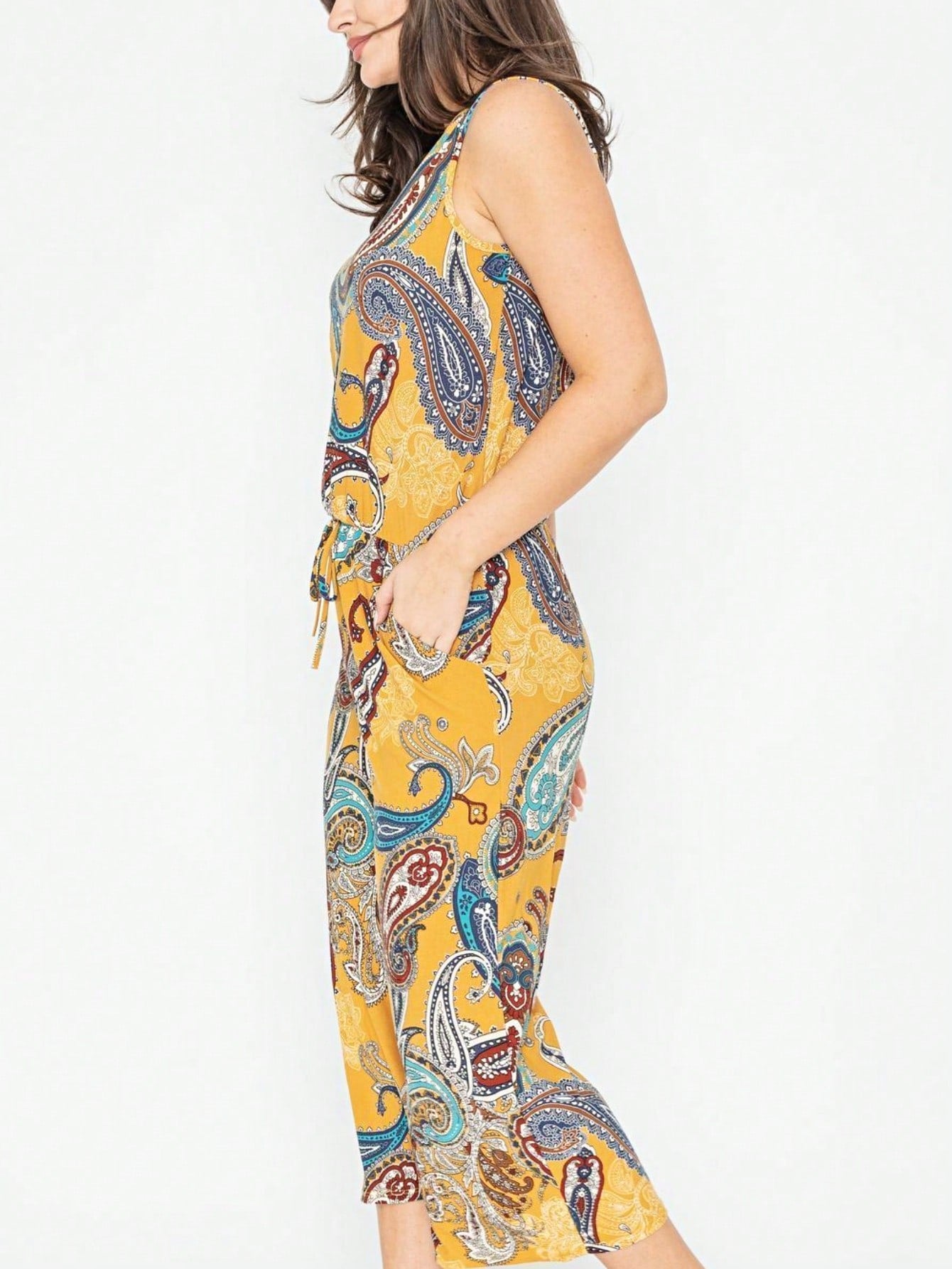 Boho Drawstring Black Charcoal Navy Y2K Romper Jumpsuit